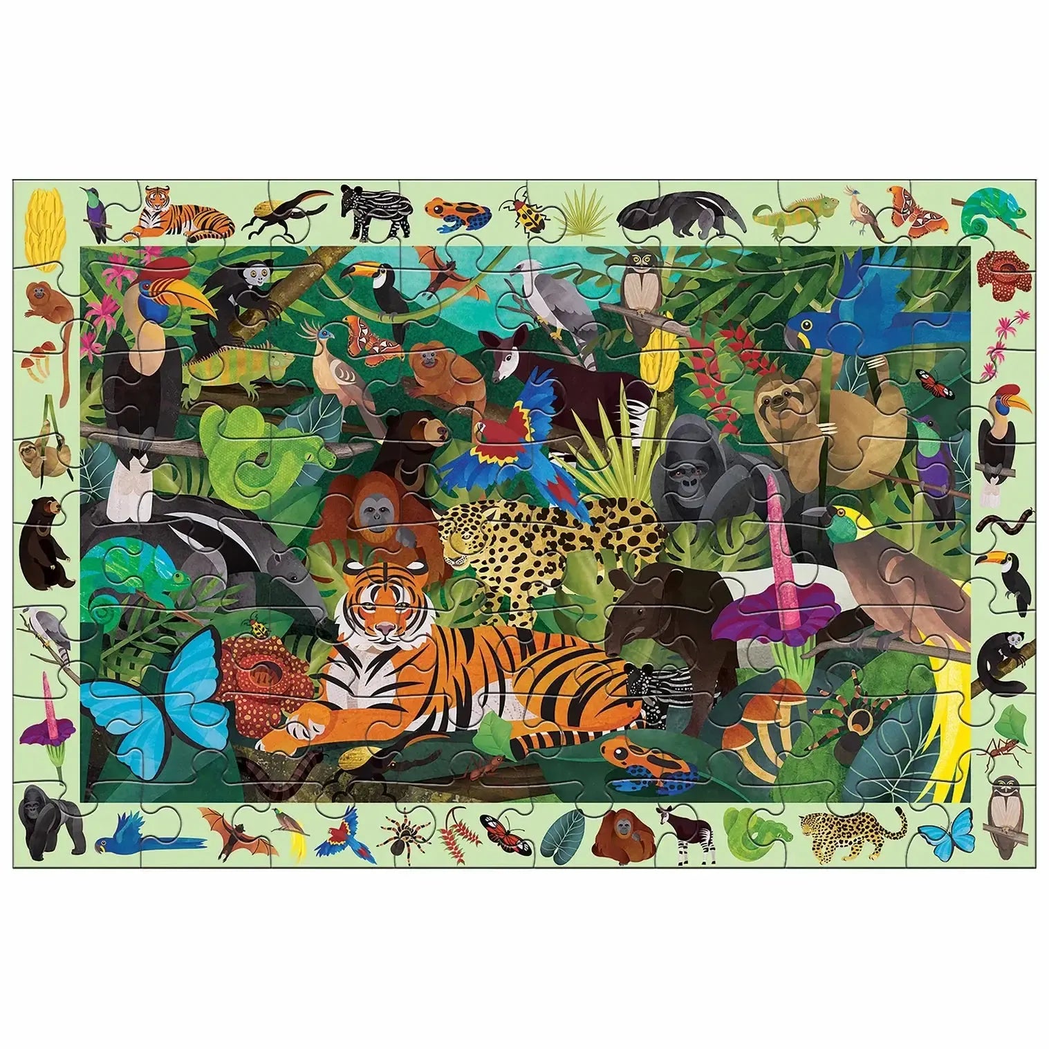 Rainforest Search & Find Puzzle 64pc-Toys-Mudpuppy-The Bay Room