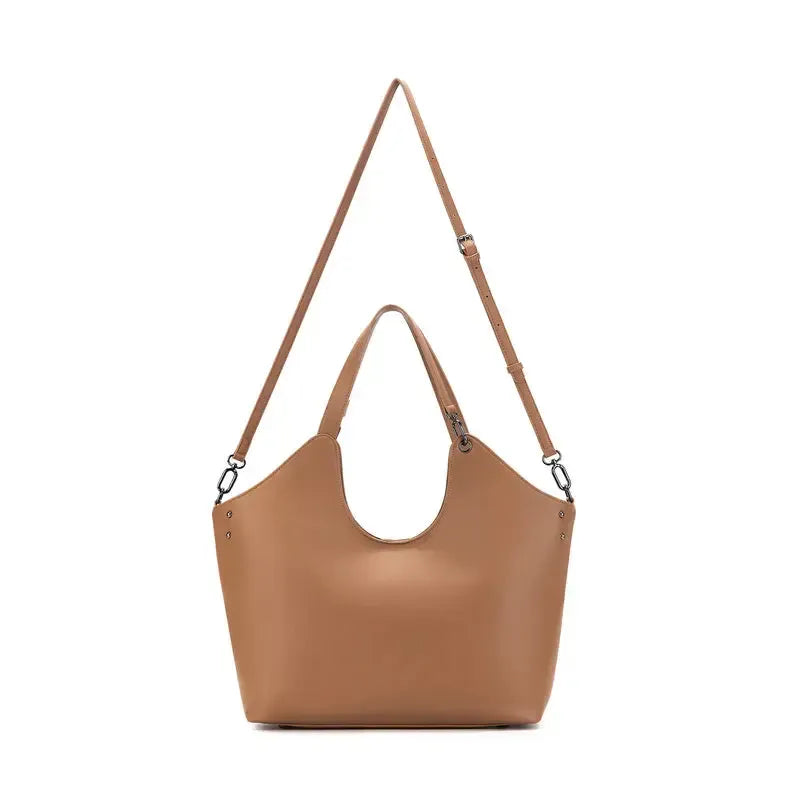 Rebecca Deep Mocha 3 Piece Handbag-Bags & Clutches-Black Caviar Designs-The Bay Room