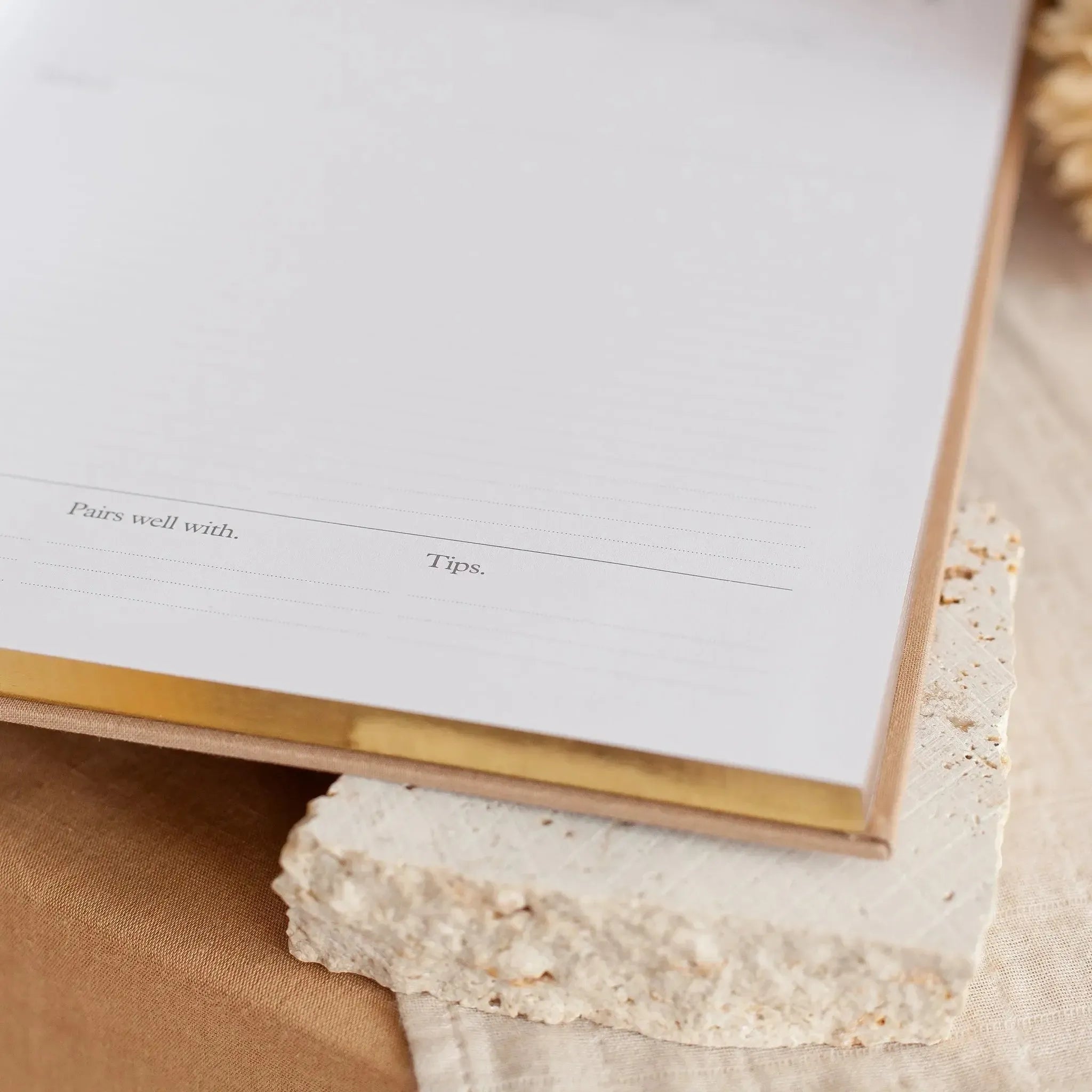 Recipe Book Turmeric-Journals, Books & Calendars-Fox & Fallow-The Bay Room