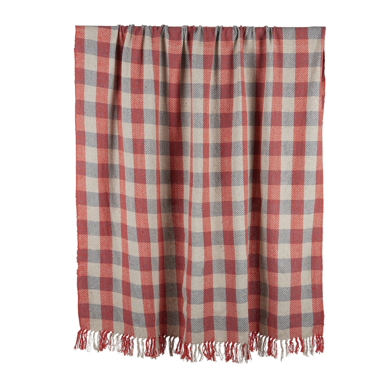 Recycled Picnic Throw 125x150cm Blue/Red-Soft Furnishings-Coast To Coast Home-The Bay Room