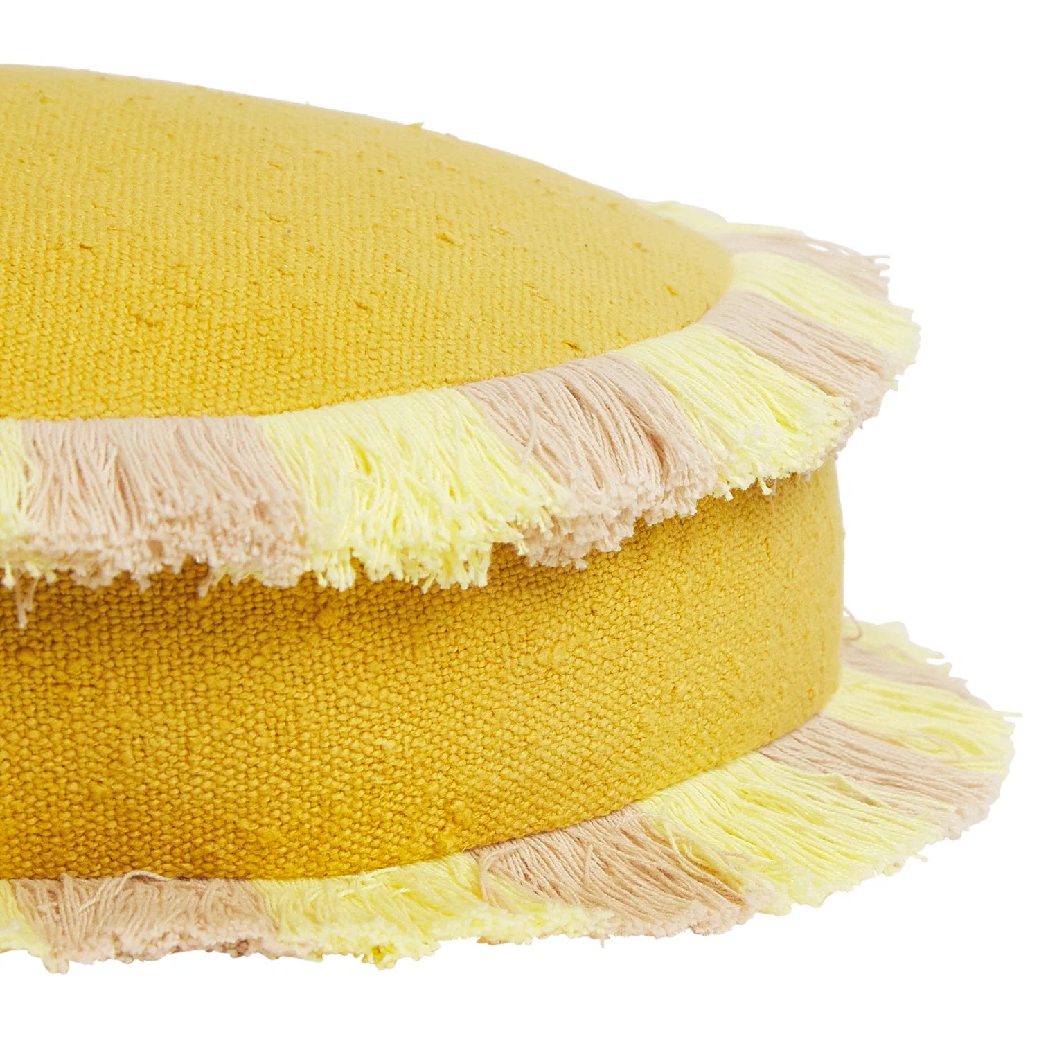 Reese Round Cushion - Ochre-Soft Furnishings-Sage & Clare-The Bay Room