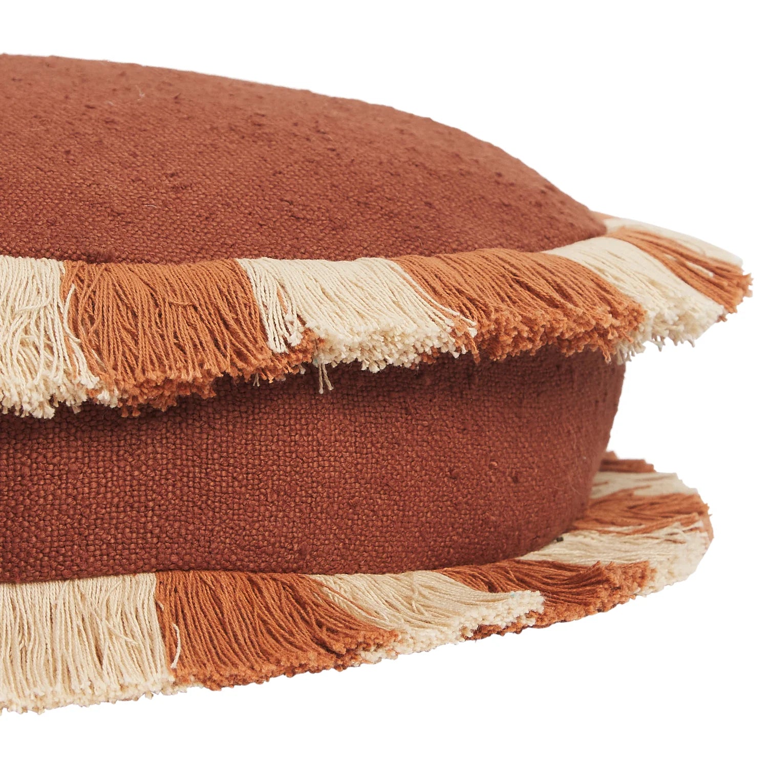 Reese Round Cushion - Umber-Soft Furnishings-Sage & Clare-The Bay Room