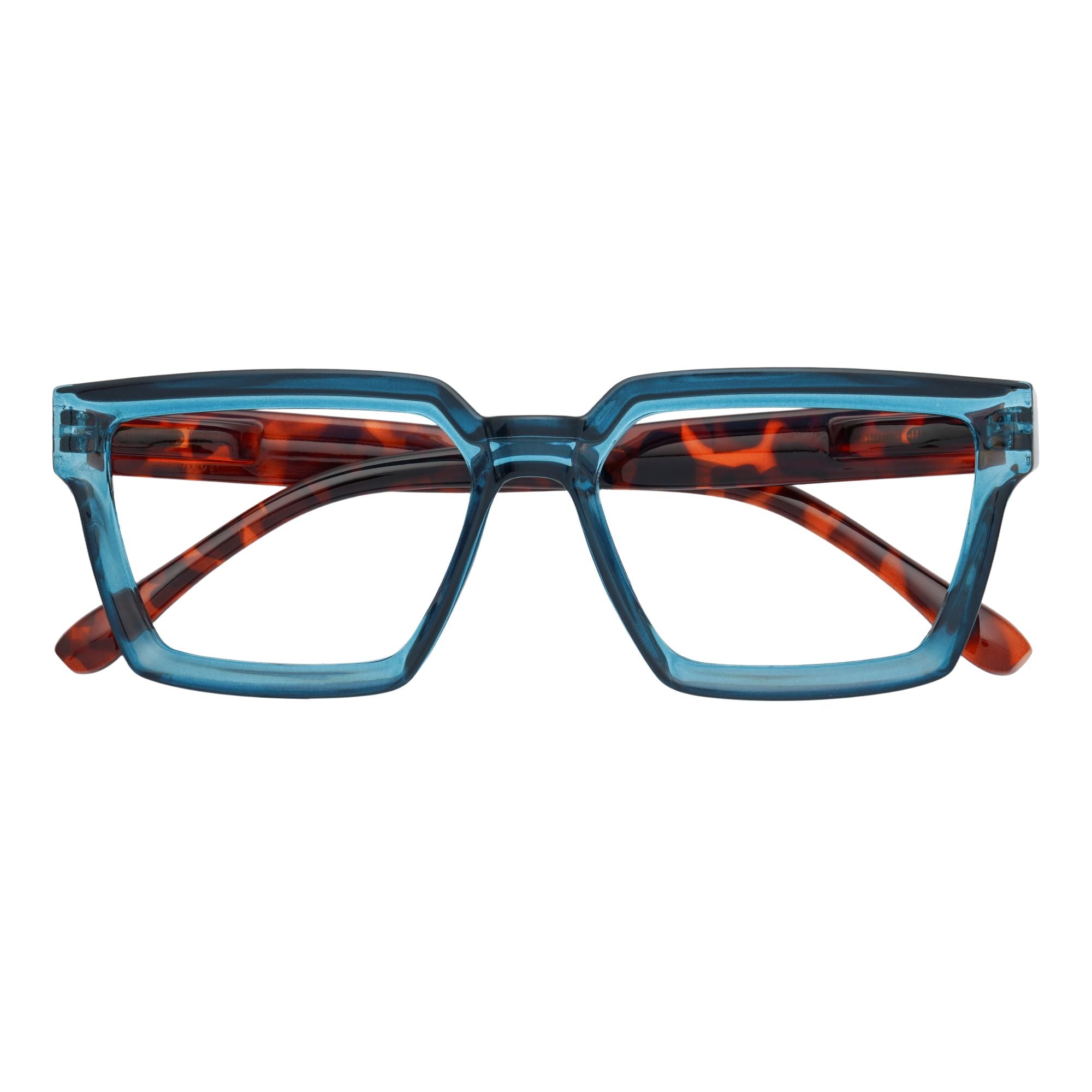 Remi Anti-Blue Reading Glasses - Blue Tortoiseshell-Headwear & Sunglasses-Captivated Soul-The Bay Room