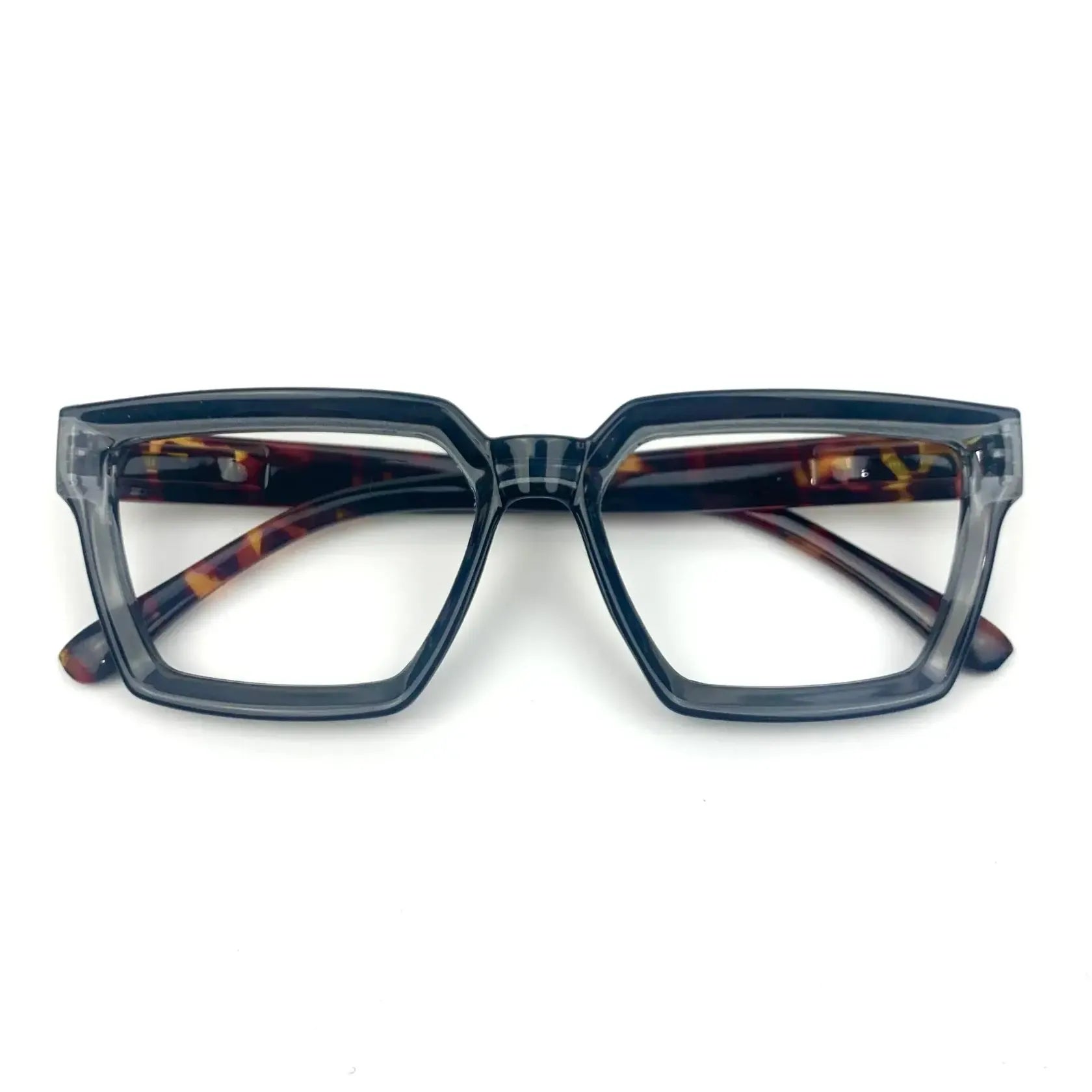 Remi Anti-Blue Reading Glasses - Grey/Tortoiseshell-Headwear & Sunglasses-Captivated Soul-The Bay Room