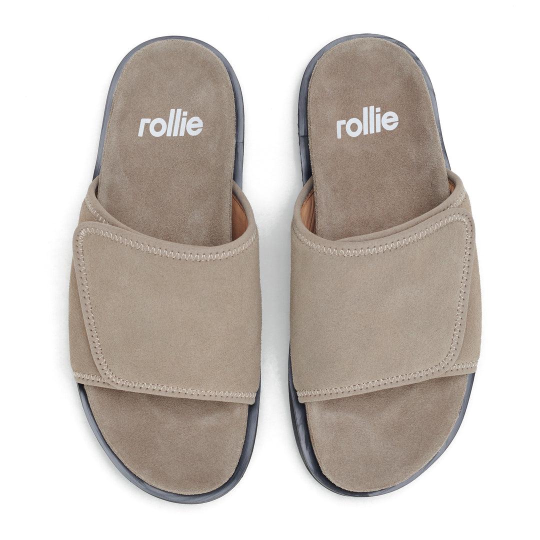 Rhodes Slide Taupe-Footwear-Rollie-The Bay Room