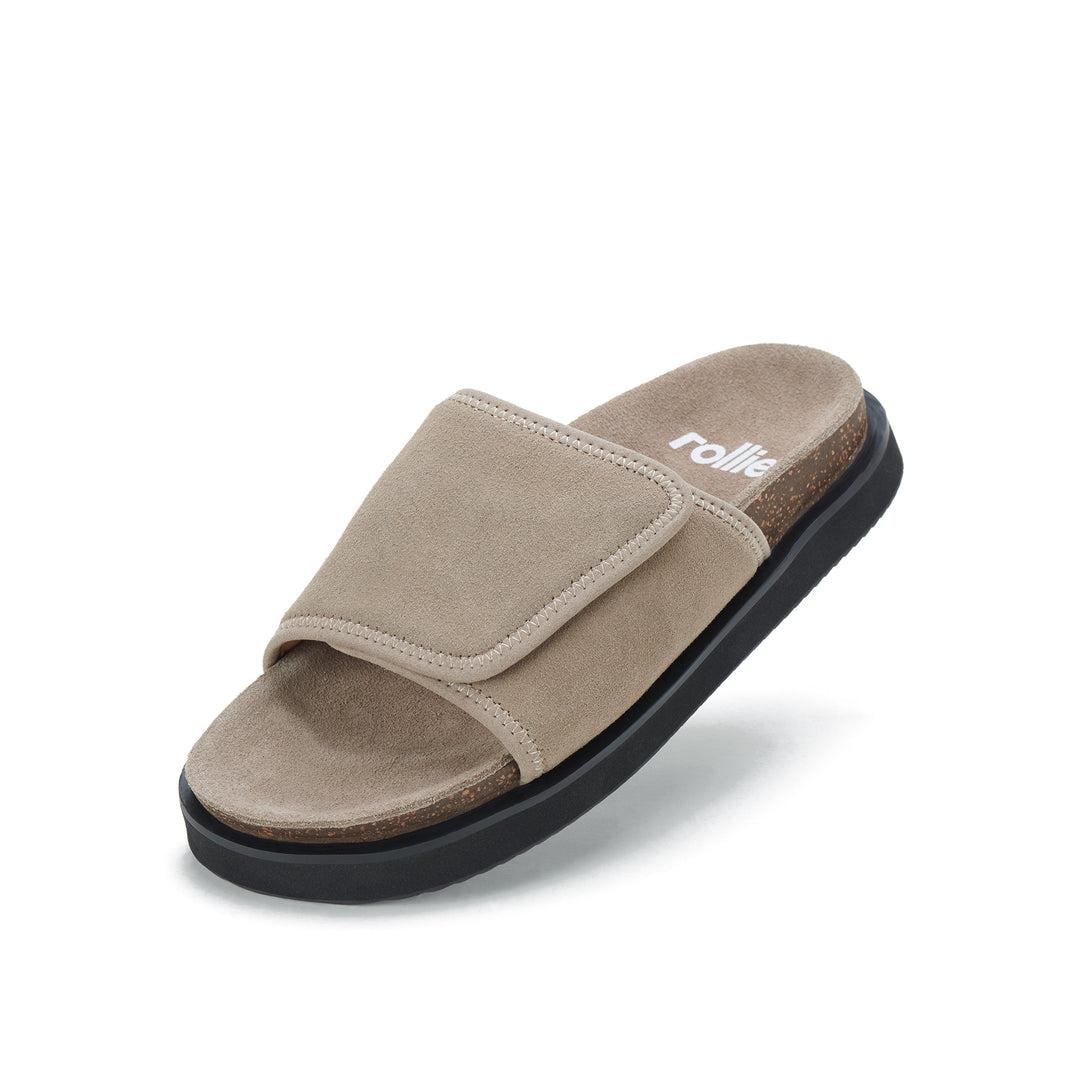 Rhodes Slide Taupe-Footwear-Rollie-The Bay Room