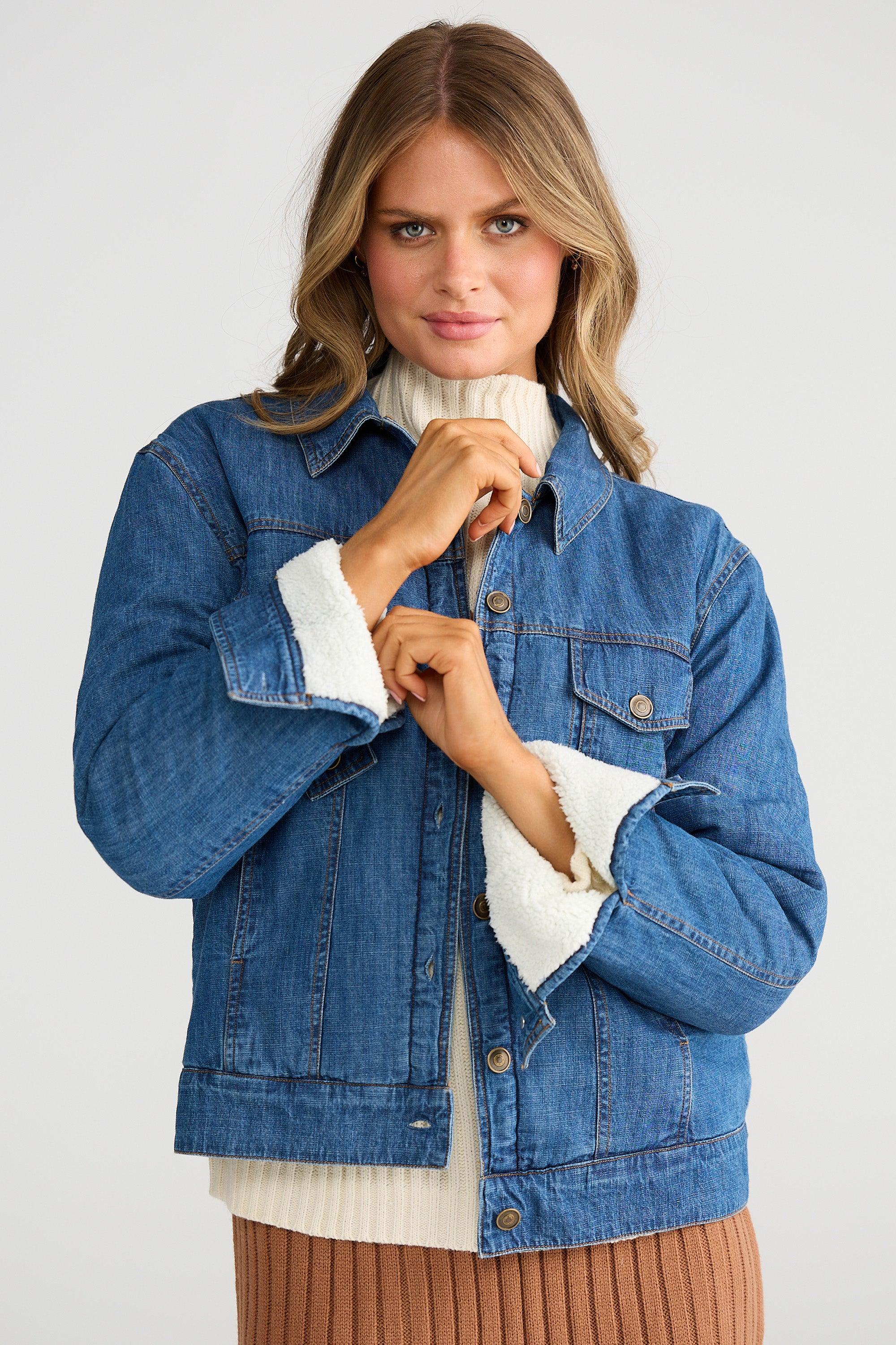 Rhys Jacket - Mid Denim-Jackets, Coats & Vests-Talisman-The Bay Room