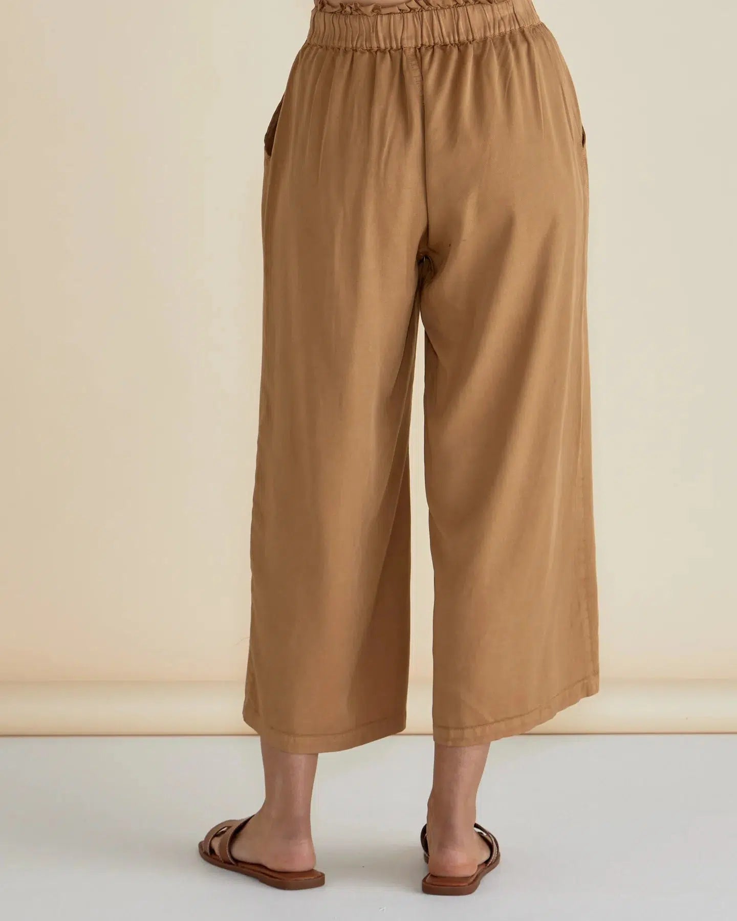 Rio Relaxed Pant - Tan-Pants-Betty Basics-The Bay Room