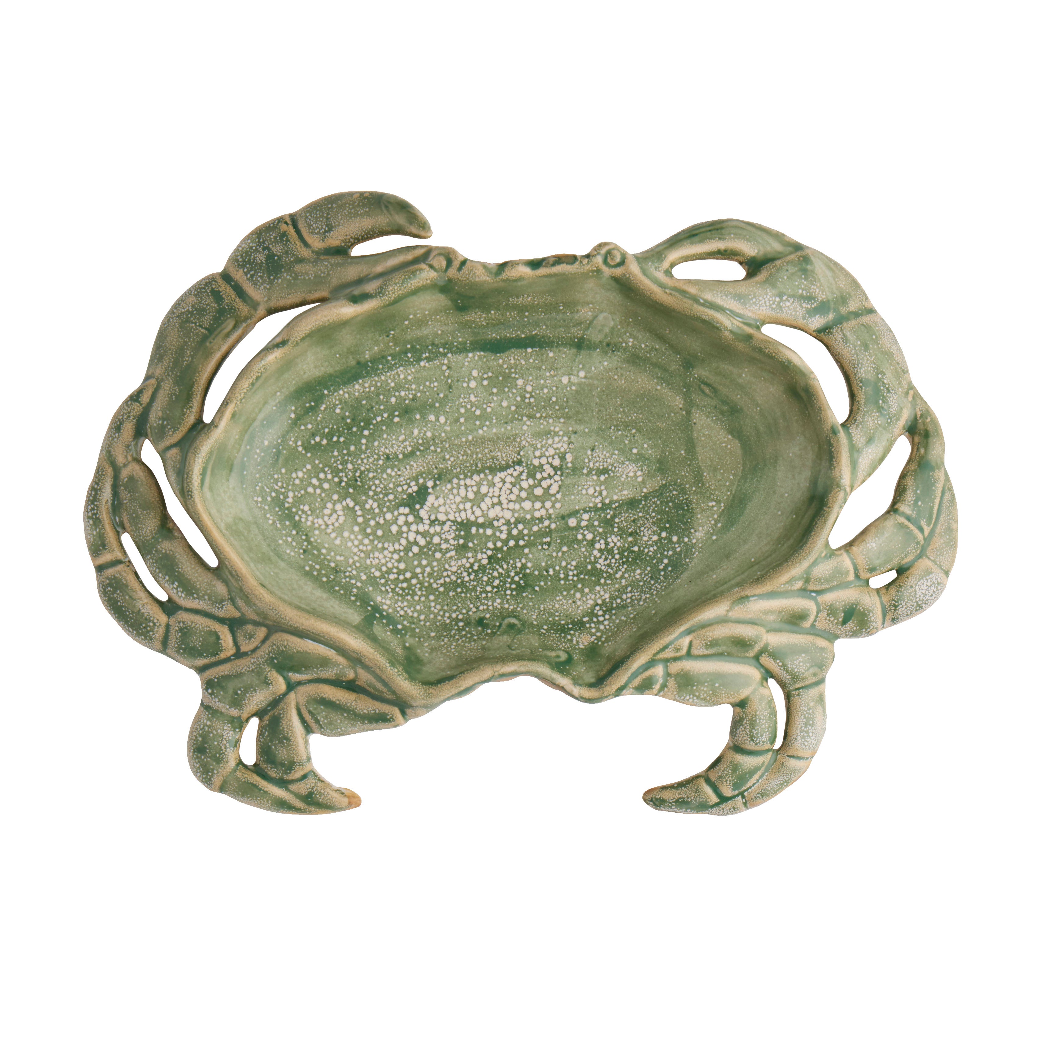 Riva Ceramic Shaped Dish 20x14.5cm Green-Dining & Entertaining-Coast To Coast Home-The Bay Room