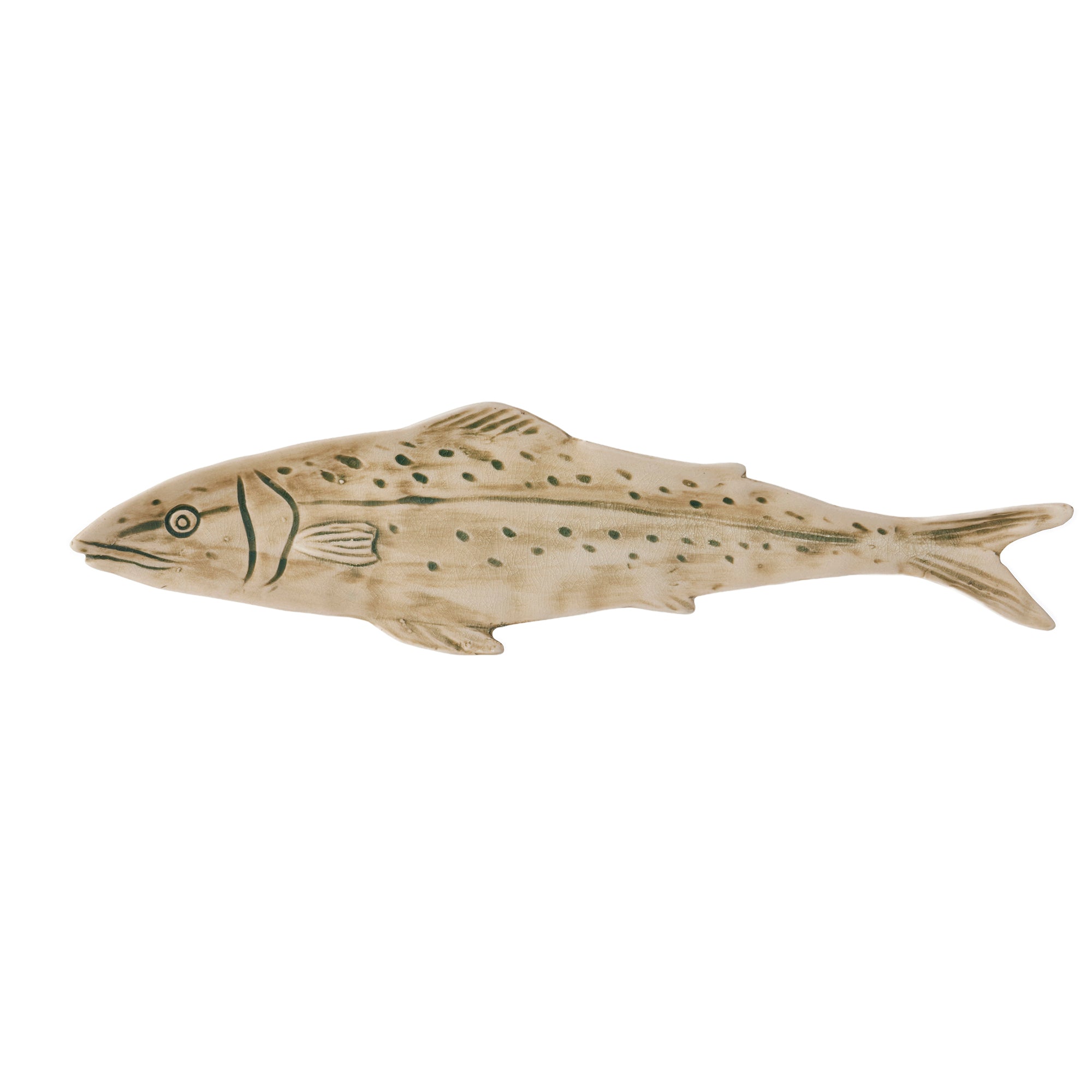 Riva Ceramic Shaped Dish 35x9cm Green-Dining & Entertaining-Coast To Coast Home-The Bay Room