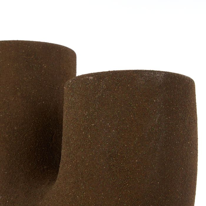 Robus Stoneware Vase Small Brown 29x13x29cm-Pots, Planters & Vases-Grand Designs-The Bay Room