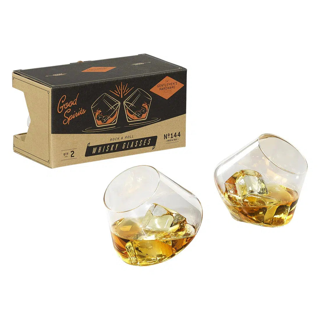 Rocking Whisky Glasses Set of 2-Dining & Entertaining-Gentlemen's Hardware-The Bay Room