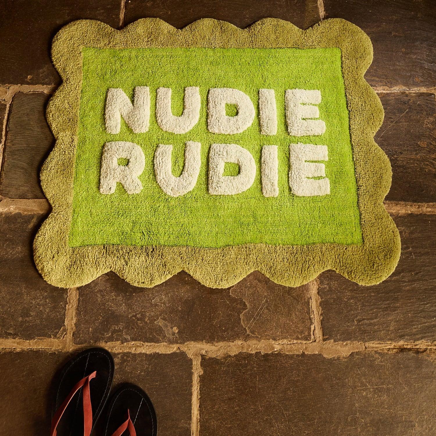 Romy Nudie Bath Mat - Cactus Green-Soft Furnishings-Sage & Clare-The Bay Room