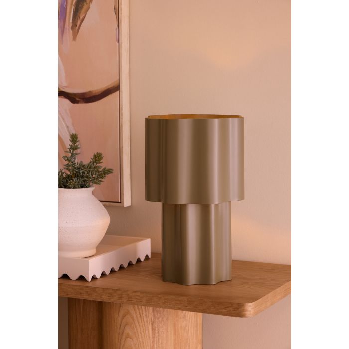 Ronnie Table Lamp 23x23x36cm Green-Lighting-Amalfi-The Bay Room