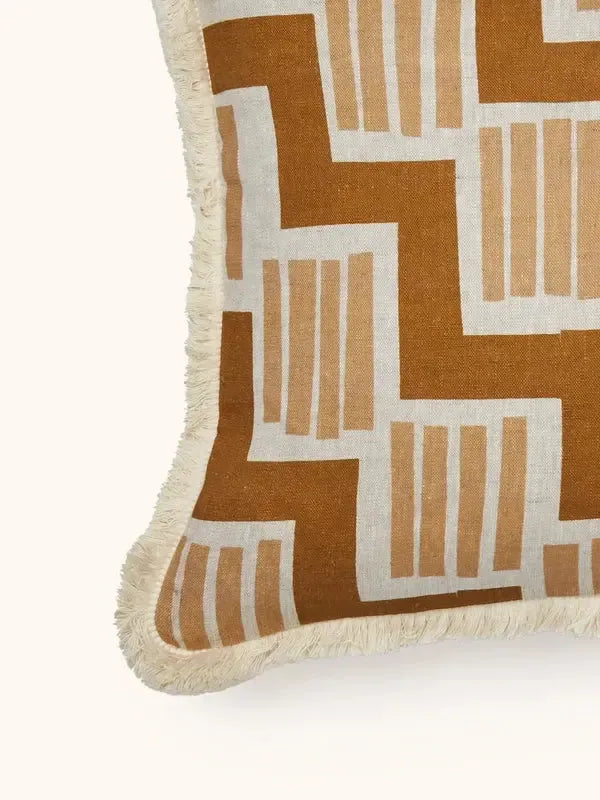 Rosemary Tan 60x40cm Cushion-Soft Furnishings-Bonnie & Neil-The Bay Room