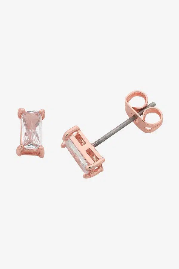 Rosetta Rose Gold Stud-Jewellery-Liberte-The Bay Room