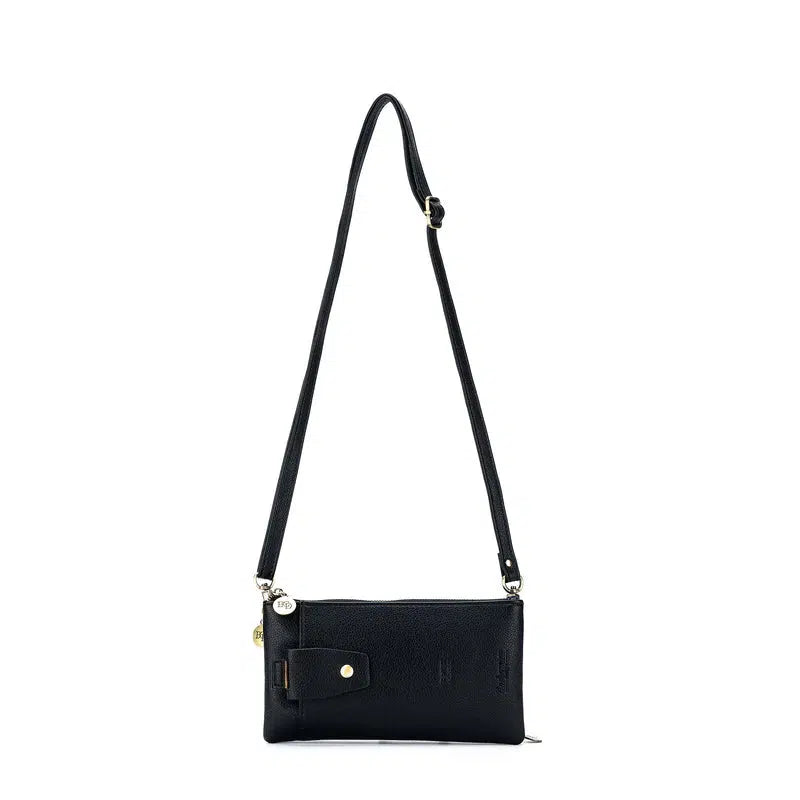 Roxie Crossbody/Clutch - Black-Bags & Clutches-Black Caviar Designs-The Bay Room