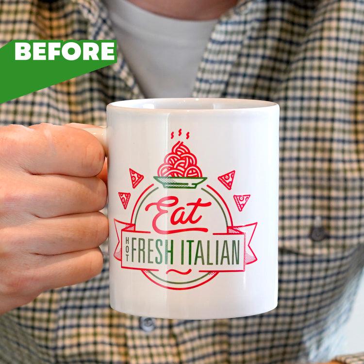 Rude Heat Change Mug - Eat Fresh Italian-Fun & Games-Bubblegum Stuff-The Bay Room