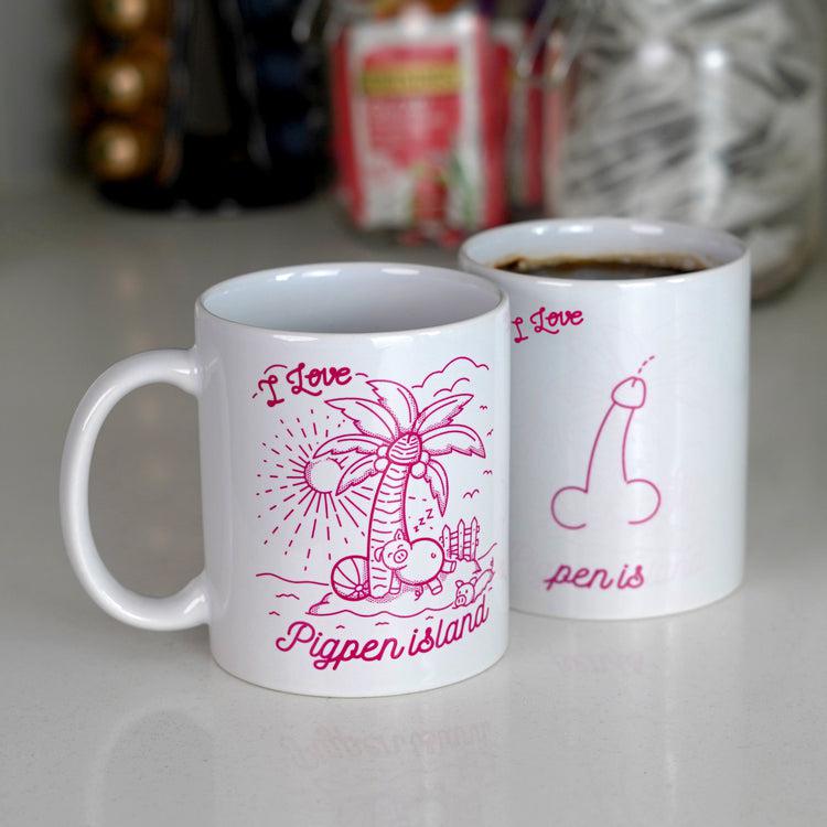 Rude Heat Change Mug - Pigpen Island-Fun & Games-Bubblegum Stuff-The Bay Room