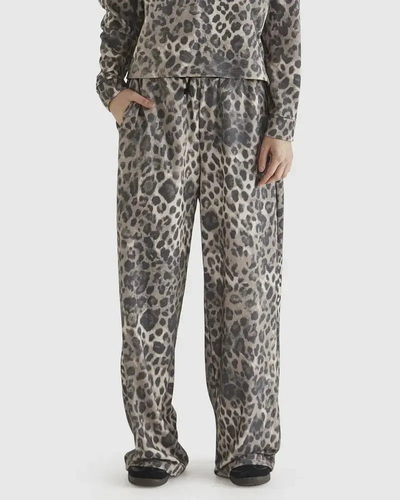 Rune Sweatpant - Animal Brown-Pants-SASS-The Bay Room