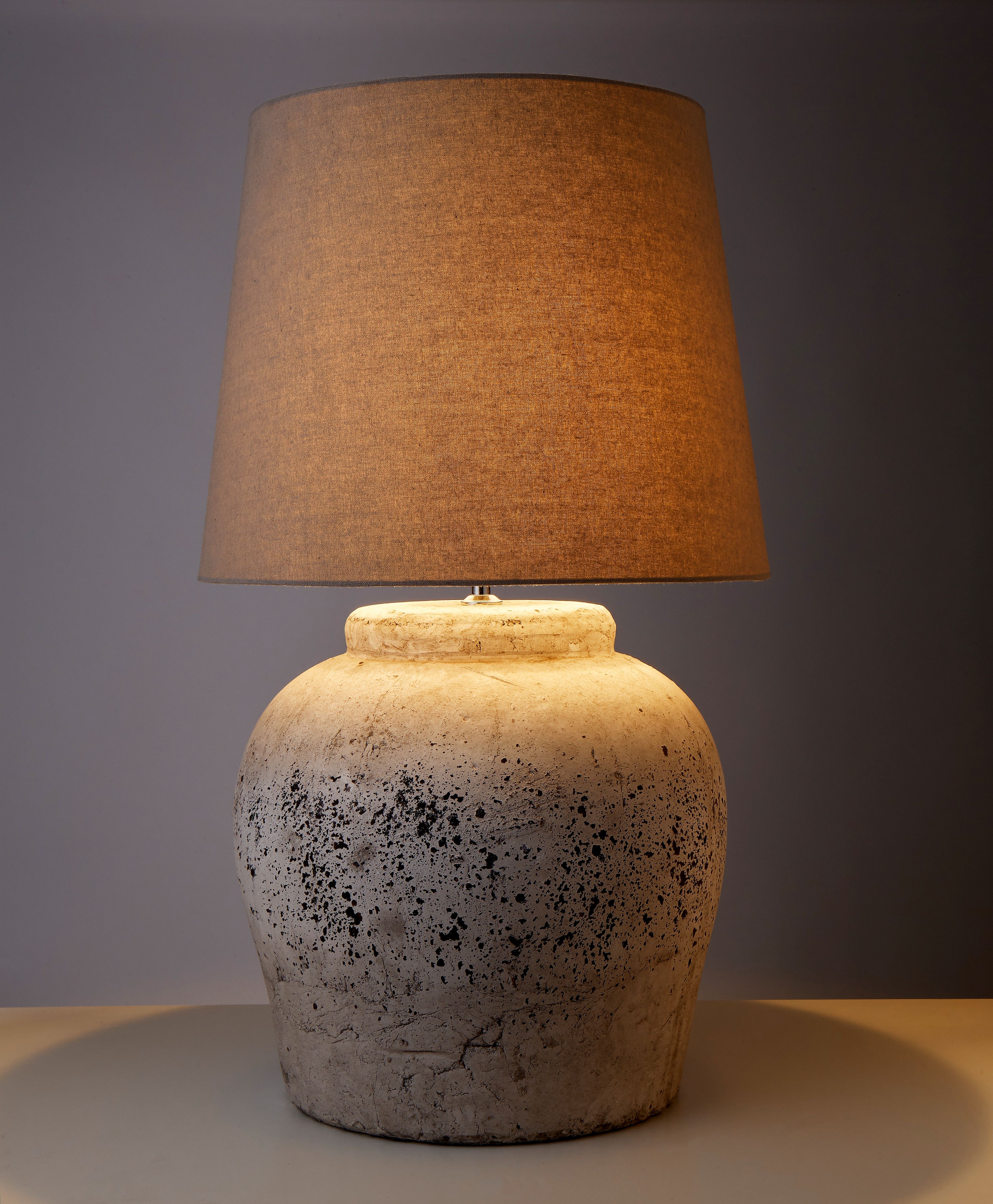 Rust Ceramic Table Lamp-Lighting-Amalfi-The Bay Room