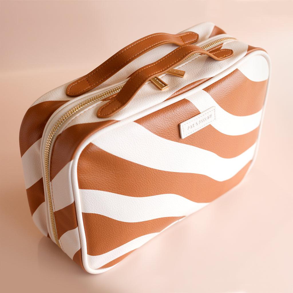 Rust Swirl Cosmetic Bag-Beauty & Well-Being-Fox & Fallow-The Bay Room