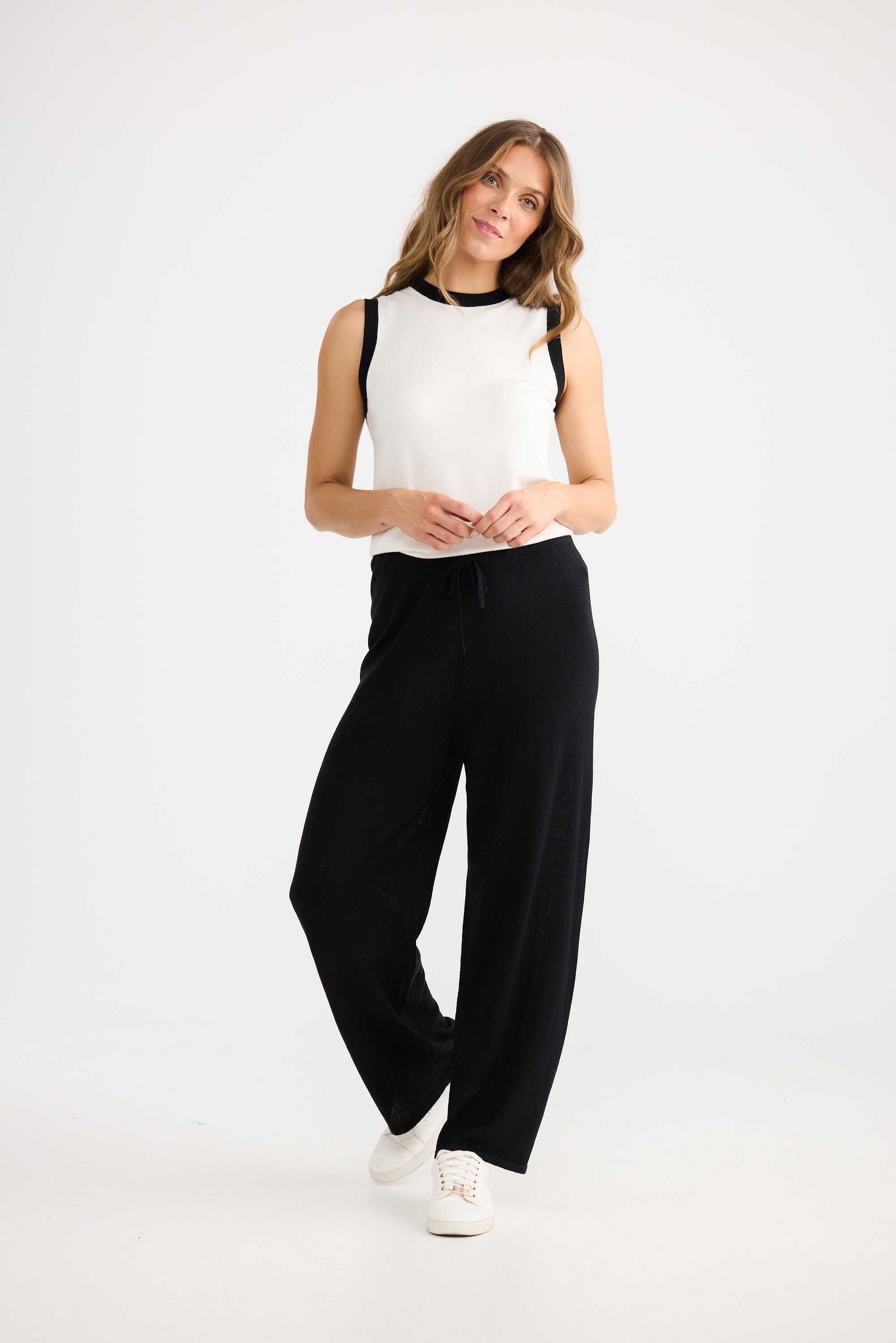 Ruthie Knit Pant - Black-Pants-Home Love-The Bay Room