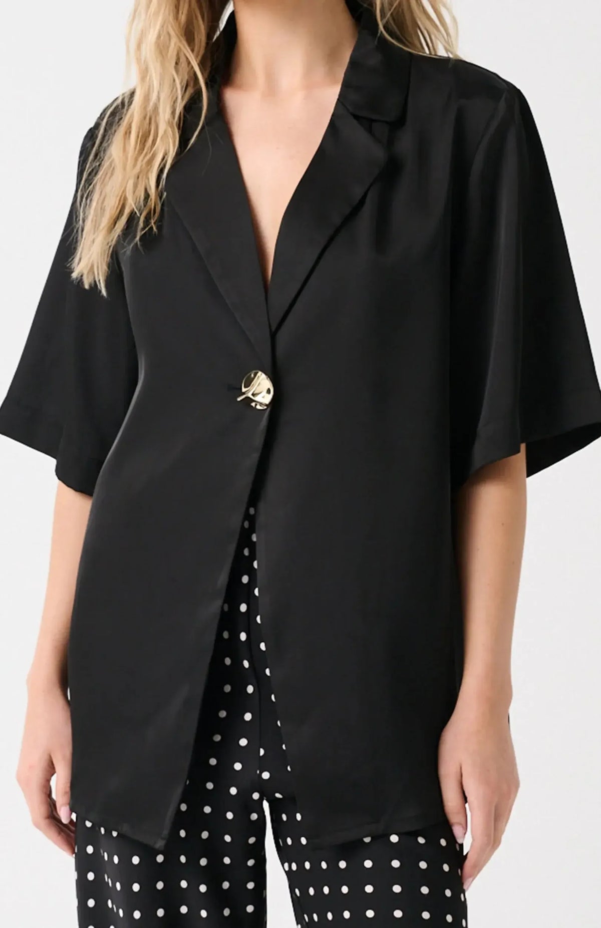 Sable Top - Black/Gold-Tops-Cartel & Willow-The Bay Room