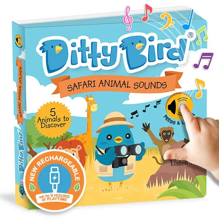 Safari Animal Sounds-Nursery & Nurture-Ditty Bird-The Bay Room