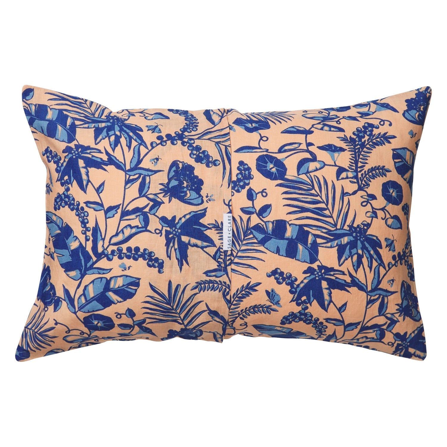 Safia Linen Pillowcase Set - Blue Jay-Soft Furnishings-Sage & Clare-The Bay Room