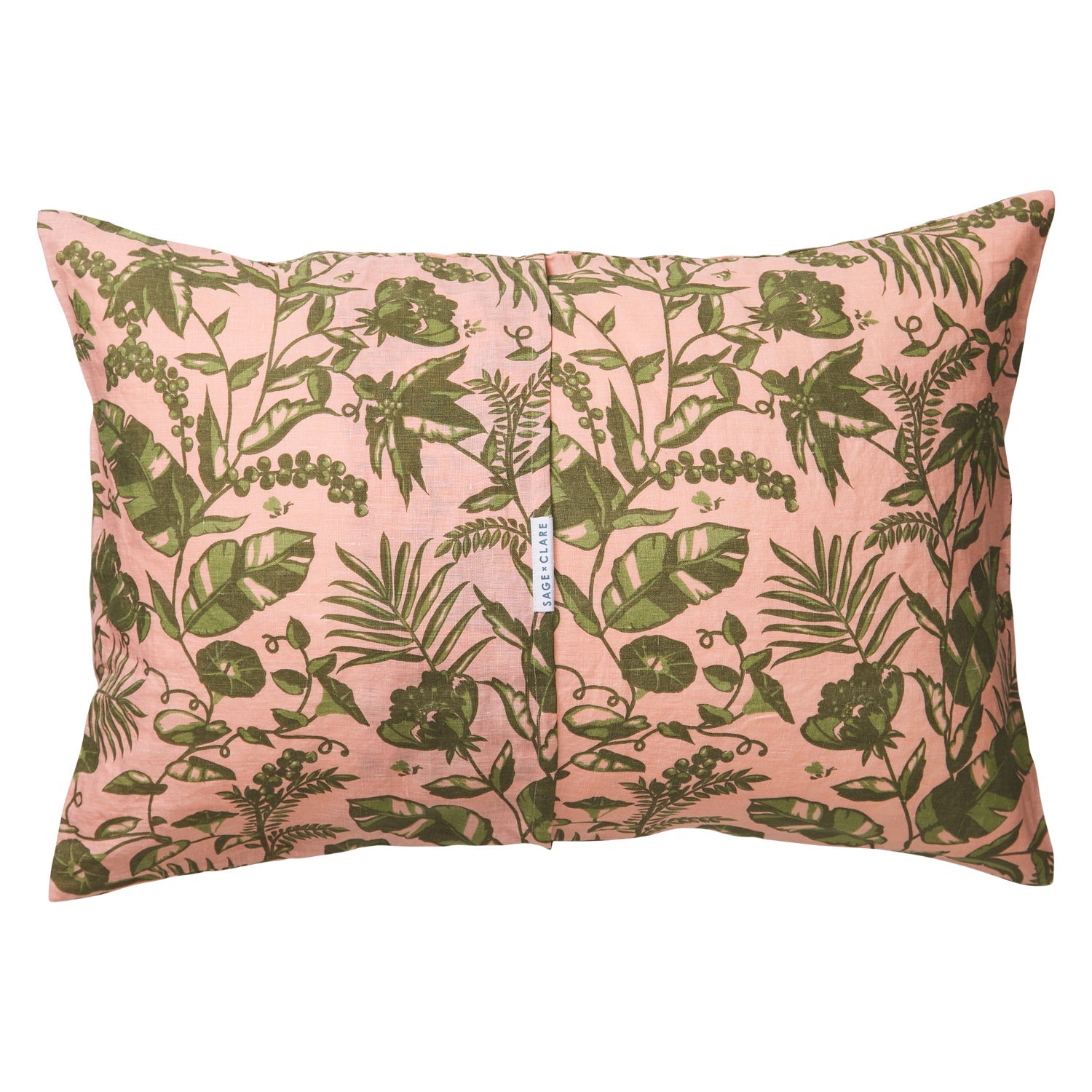 Safia Linen Pillowcase Set - Martini - Standard-Soft Furnishings-Sage & Clare-The Bay Room