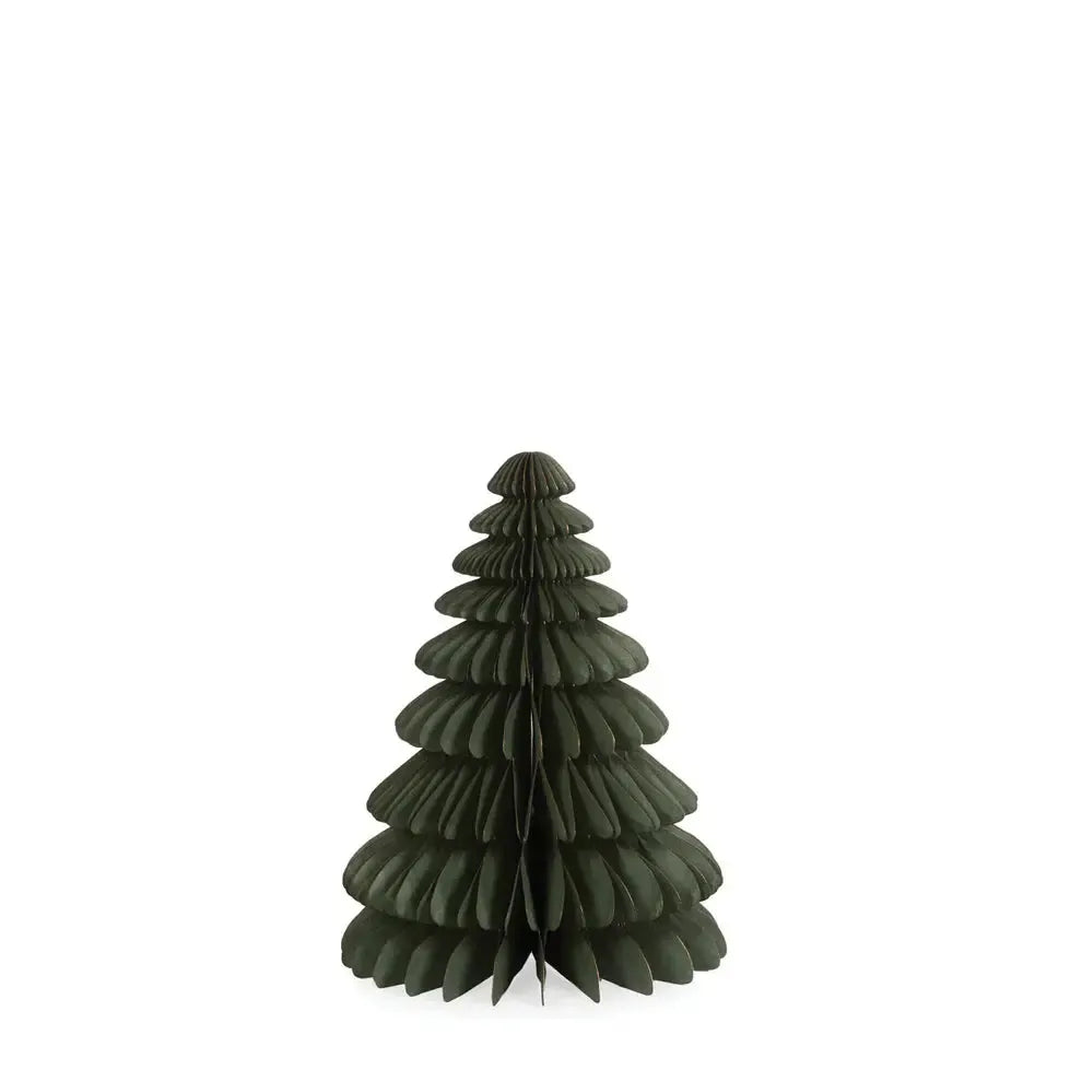 Sage Medium Table Top Paper Tree 32cm-Christmas-Holly & Ivy-The Bay Room