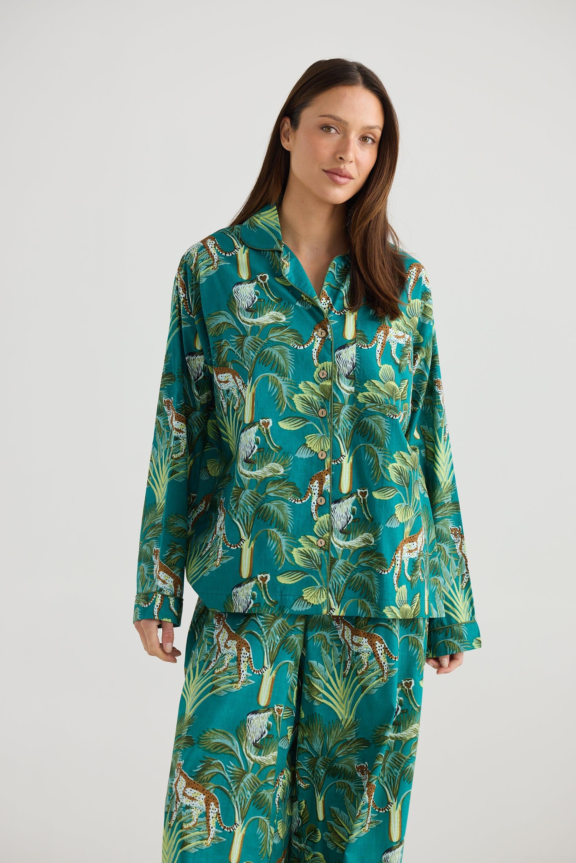 Salutation Pyjama Set - Nicobar-Sleepwear & Robes-Holiday-The Bay Room