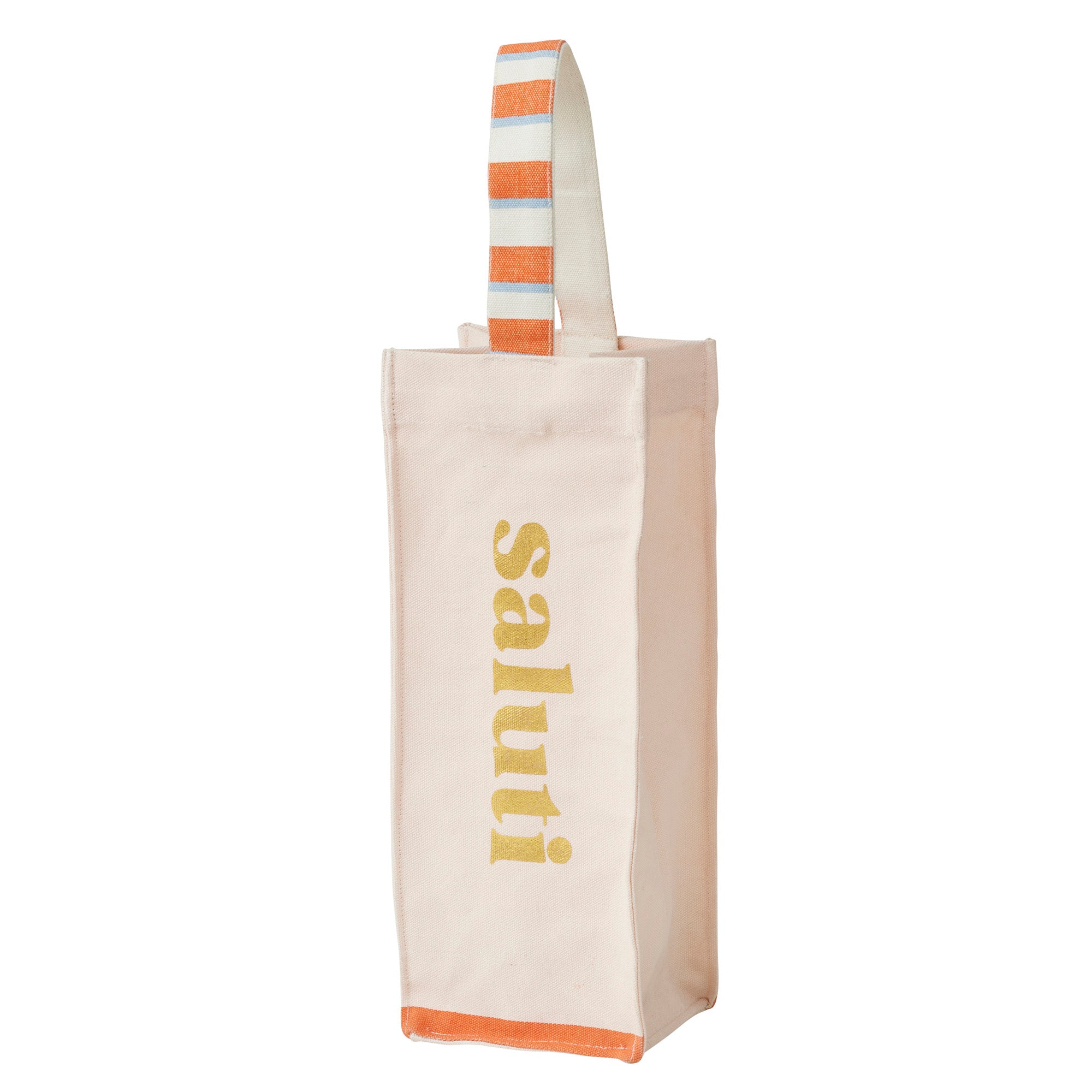 Saluti Cotton Bottle Bag 10x10x32cm-Dining & Entertaining-Coast To Coast Home-The Bay Room