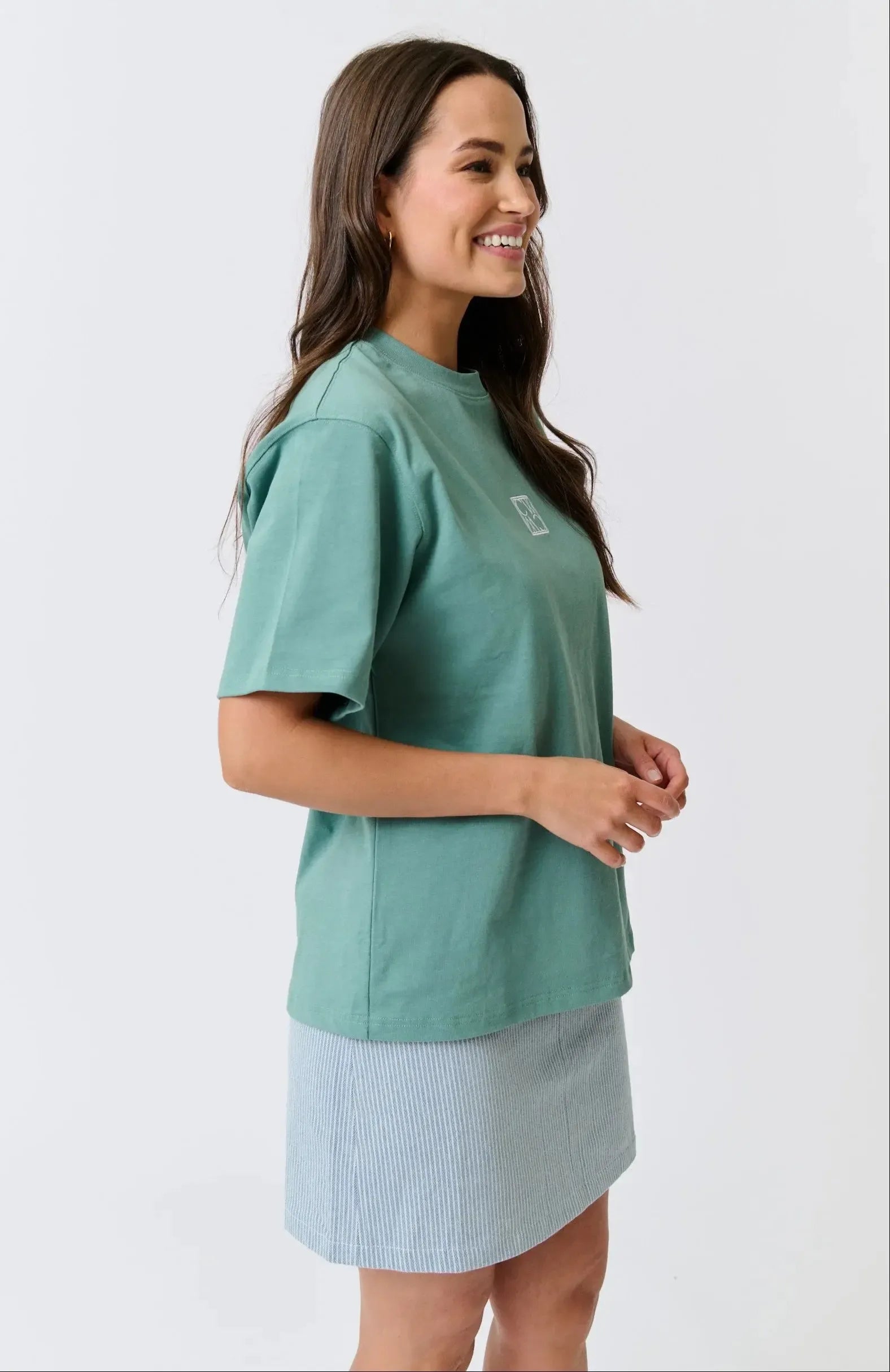 Sammie Tee - Jade-Tops-Cartel & Willow-The Bay Room