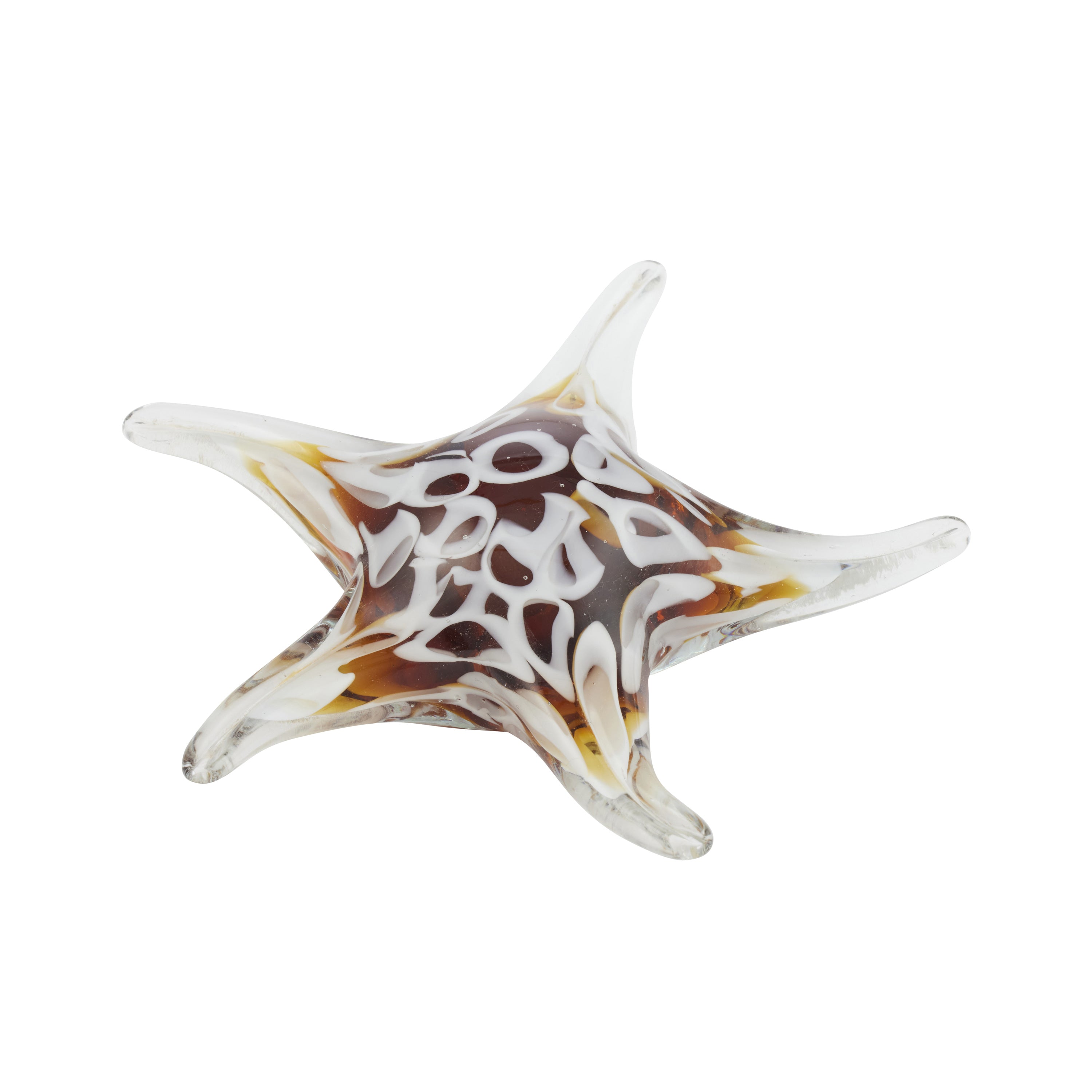 Sammy Starfish Glass Sculpture 14x3.5cm-Decor Items-Coast To Coast Home-The Bay Room