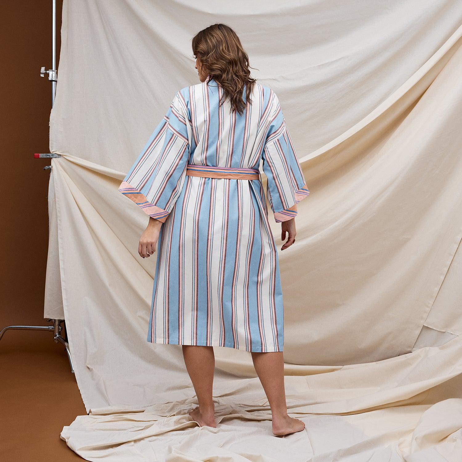 Samode Cotton Robe-Sleepwear & Robes-PLAY by Sage & Clare-The Bay Room