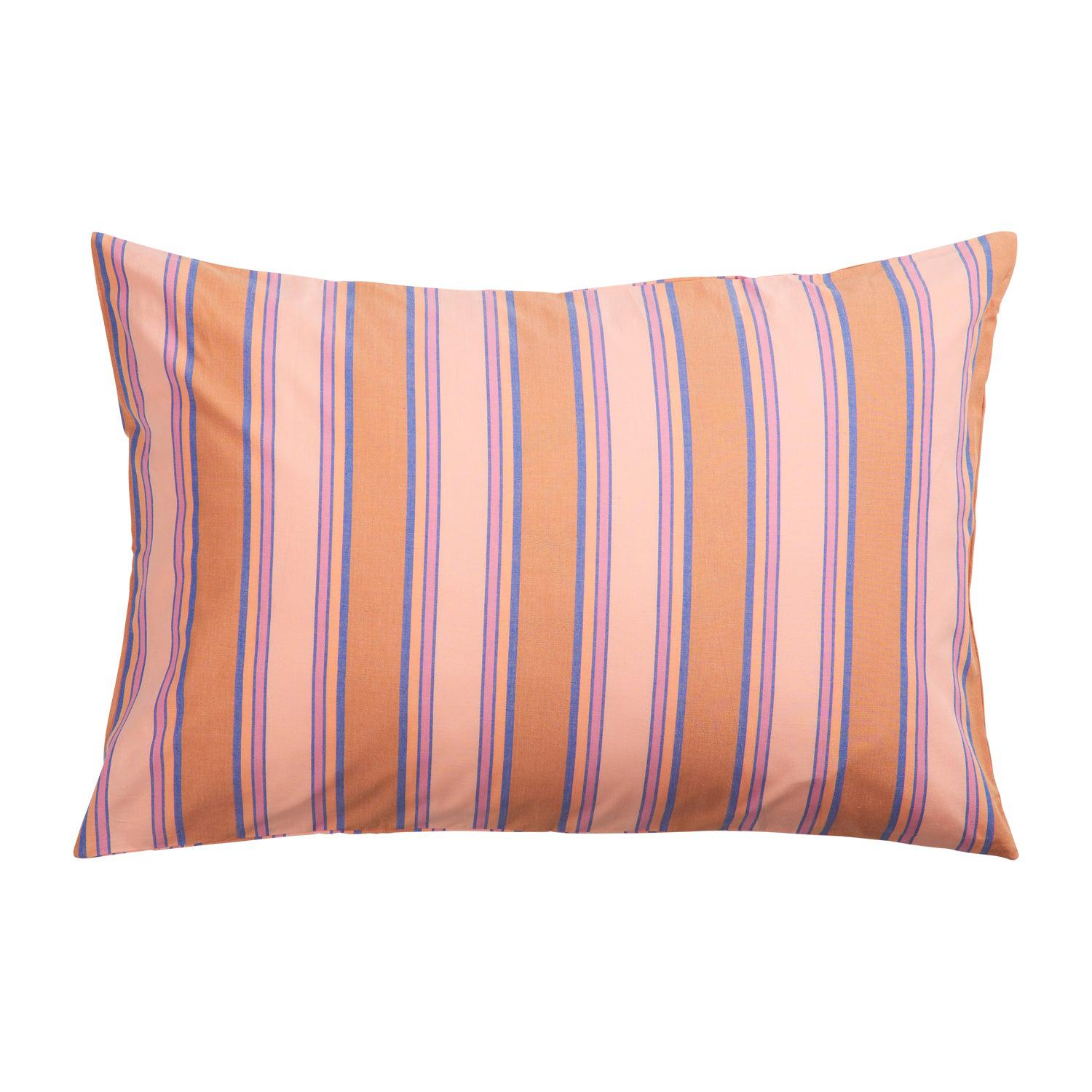 Samode Cotton Standard Pillowcase Set - Cinnamon-Soft Furnishings-PLAY by Sage & Clare-The Bay Room