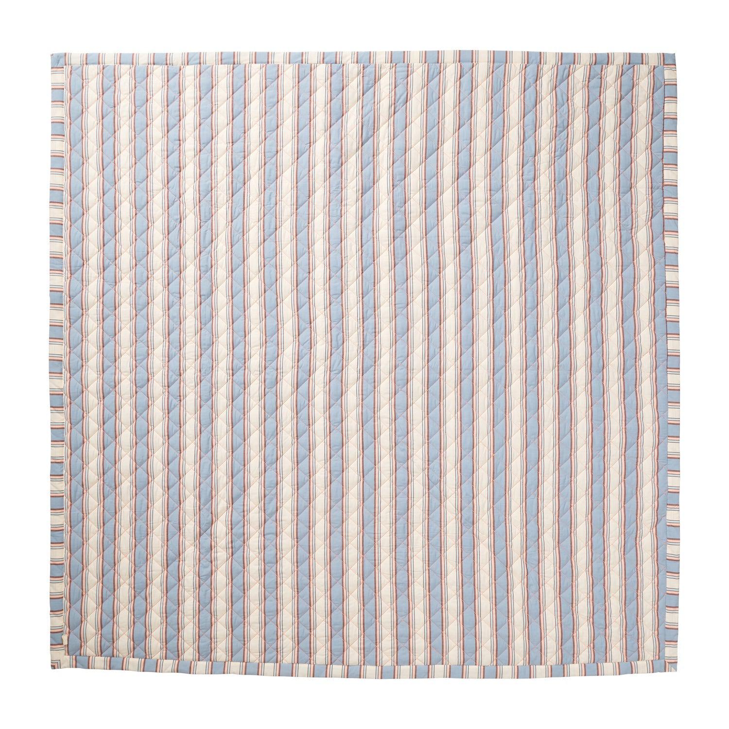 Samode Stripe Coverlet-Soft Furnishings-PLAY by Sage & Clare-The Bay Room