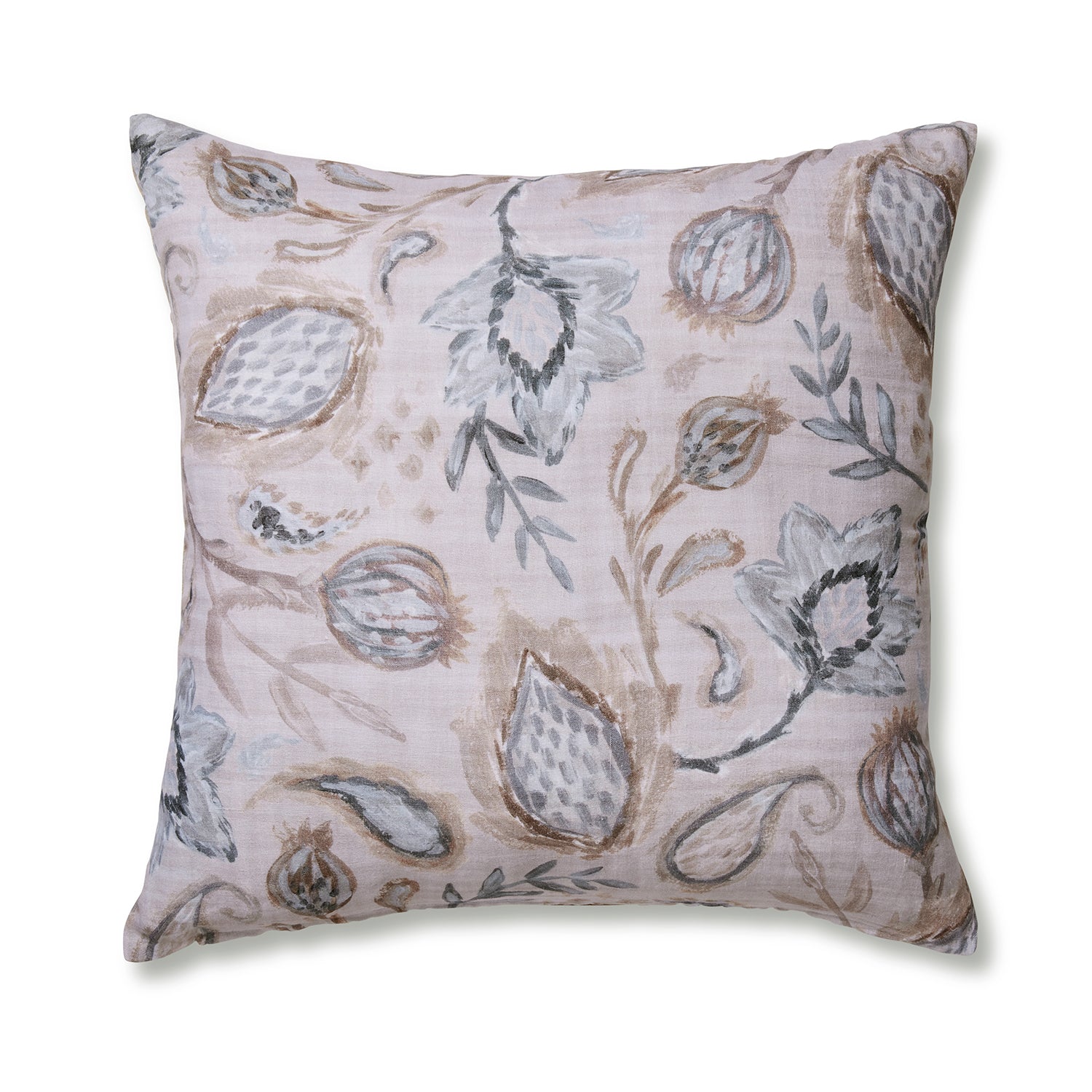 Samson Beige/Blue Cushion 55x55cm-Soft Furnishings-Madras Link-The Bay Room