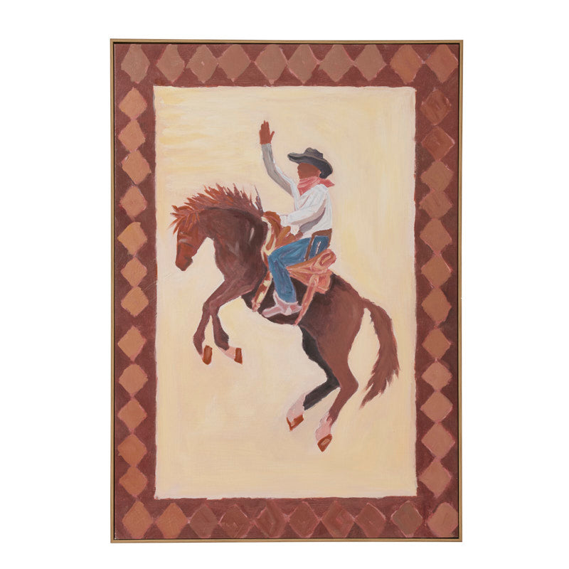 San Jose Oak Frame Oil Painting 70x100cm-Wall Decor-Coast To Coast Home-The Bay Room