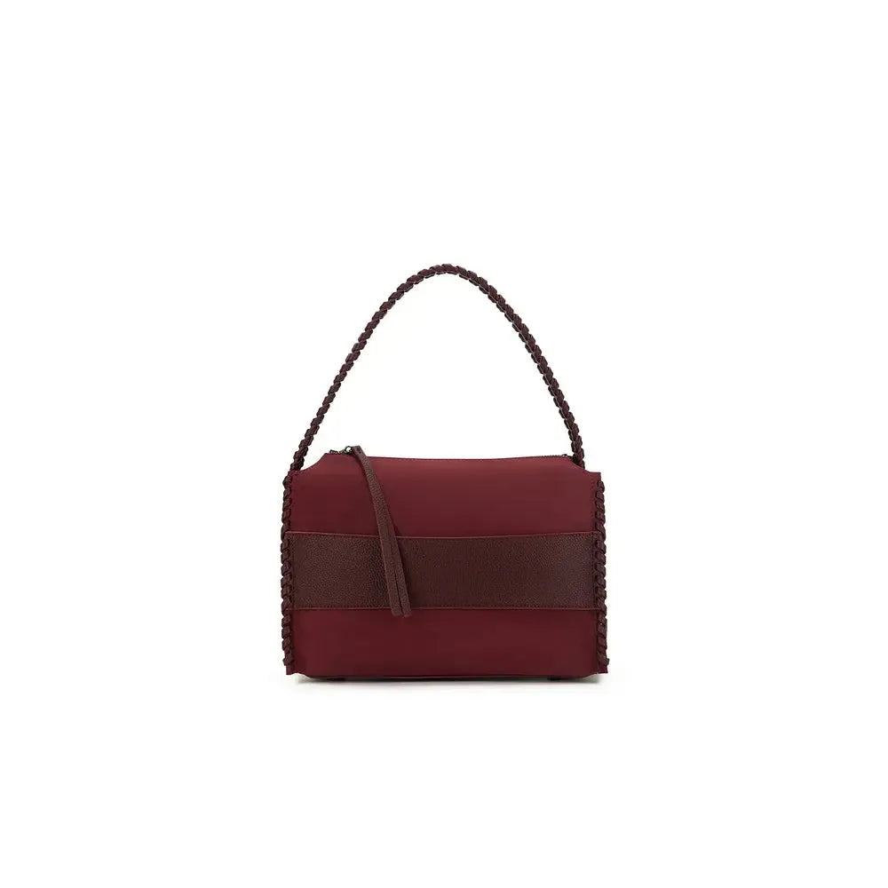Sandie Burgundy Shoulder Crossbody-Bags & Clutches-Black Caviar Designs-The Bay Room