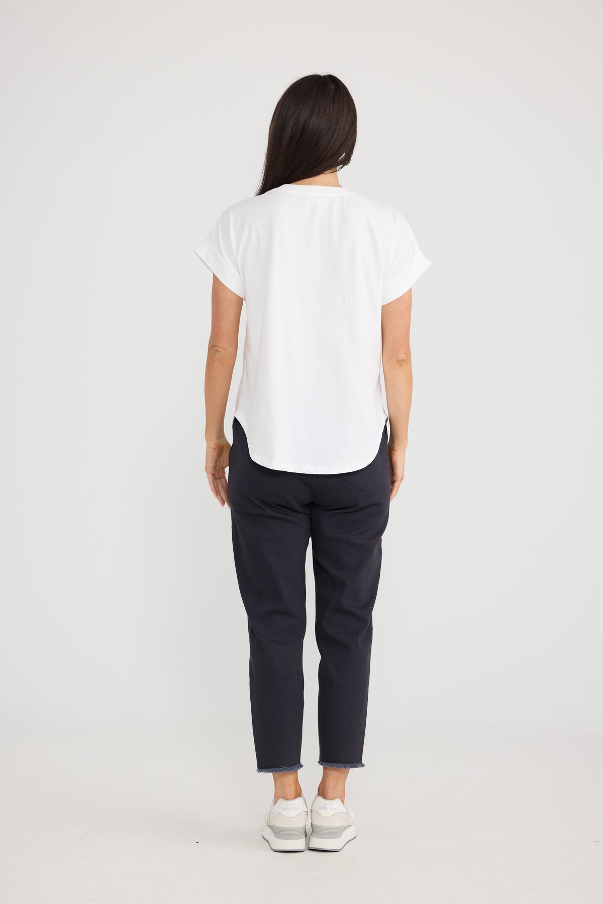 Sandra Tee - White-Tops-Brave & True-The Bay Room