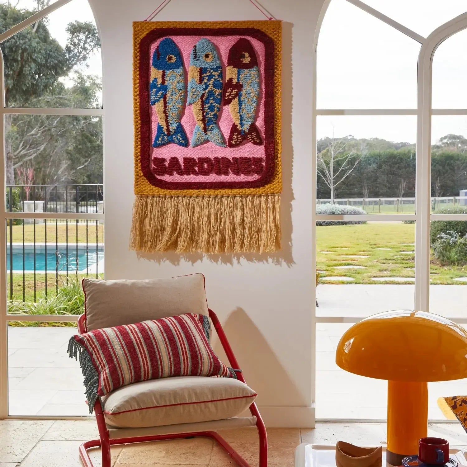 Sandria Woven Wall Hanging-Wall Decor-Sage & Clare-The Bay Room