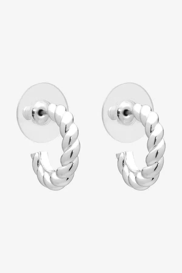 Sandy Silver Hoop Earring-Jewellery-Liberte-The Bay Room