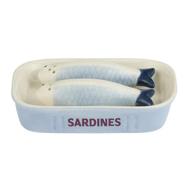 Sardine 3pc Ceramic S&P Shaker Set 15.5x10x4cm-Dining & Entertaining-Coast To Coast Home-The Bay Room