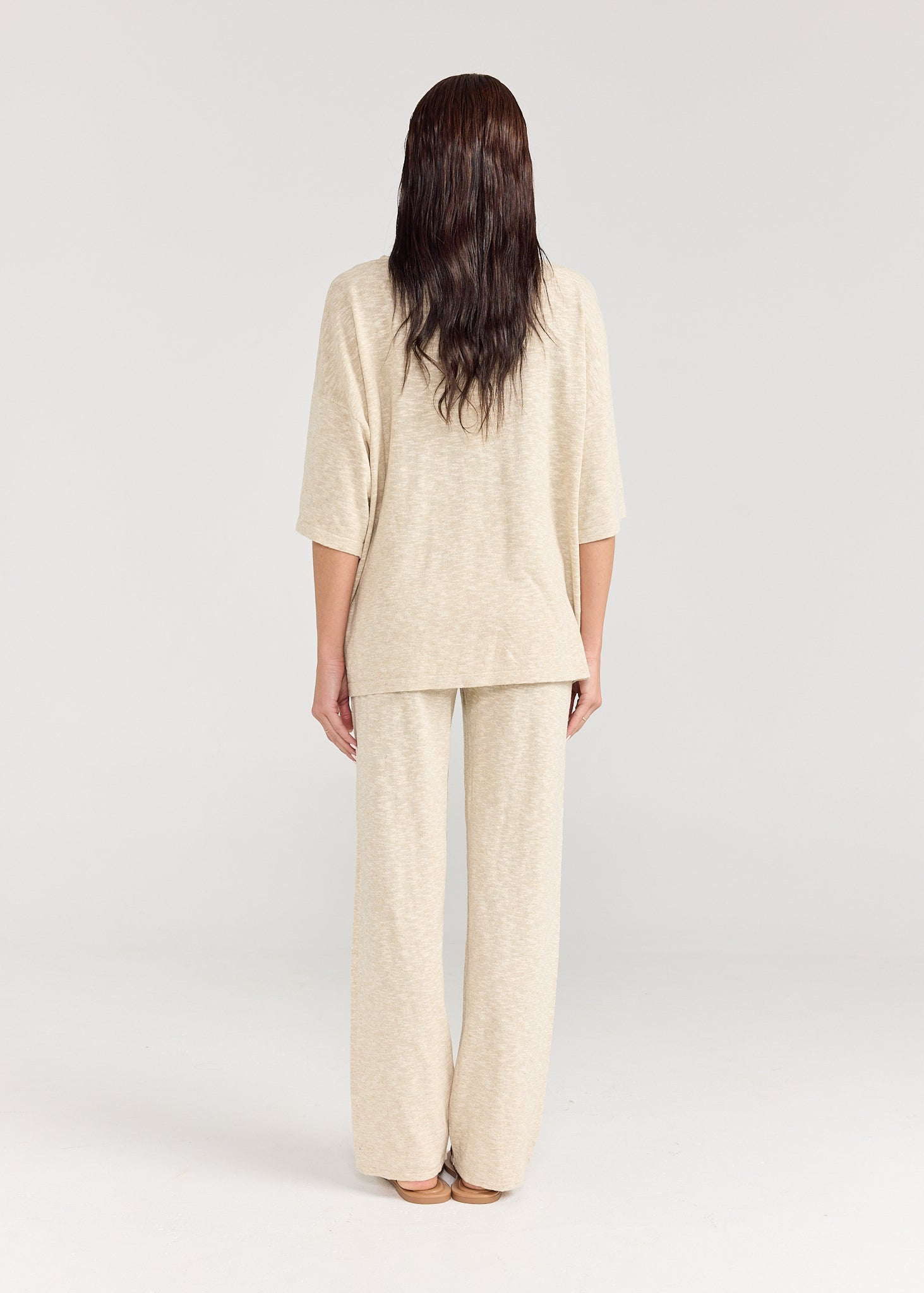 Savannah Tee - Sand-Tops-Pippa Ridley-The Bay Room
