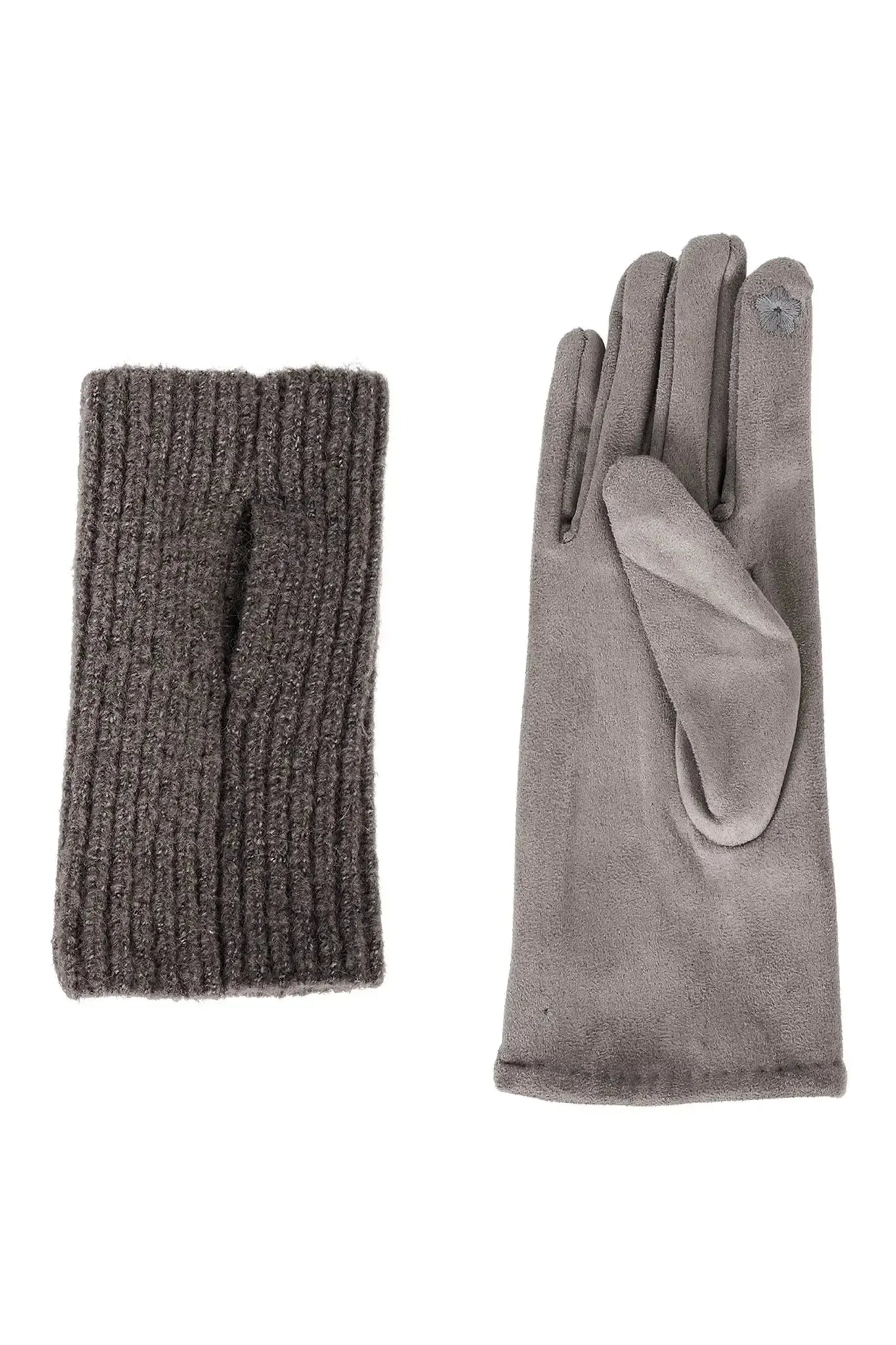 Savoie Glove - Grey-Scarves, Belts & Gloves-Haven-The Bay Room