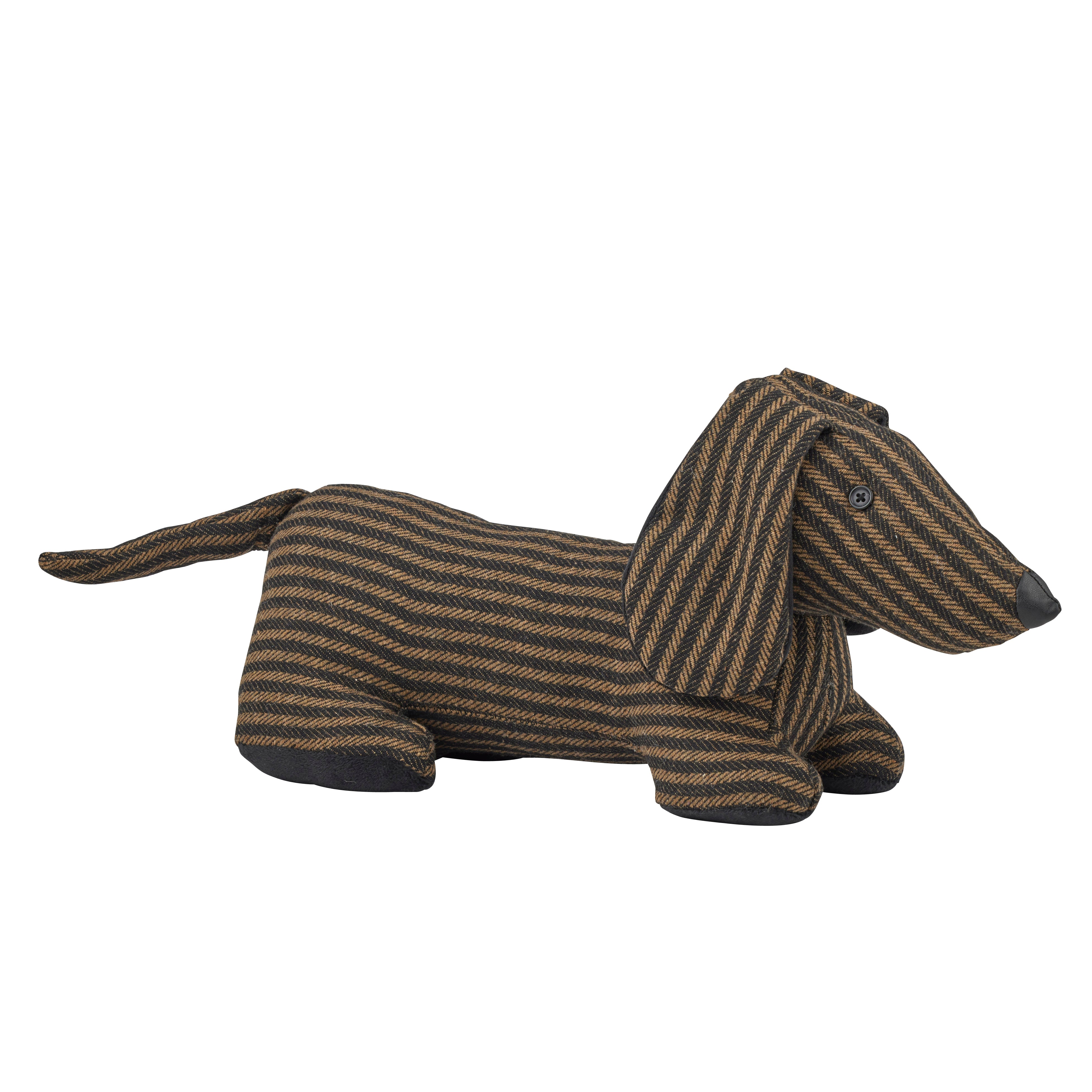 Scoot Door Stop 43x18x20cm Black/Brown-Coast To Coast Home-The Bay Room