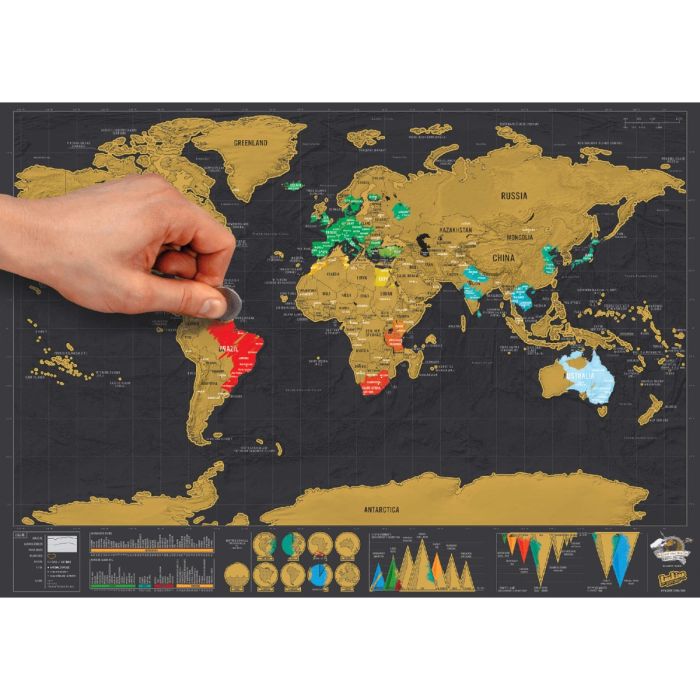 Scratch Map Deluxe Travel Edition-Travel & Outdoors-Luckies-The Bay Room